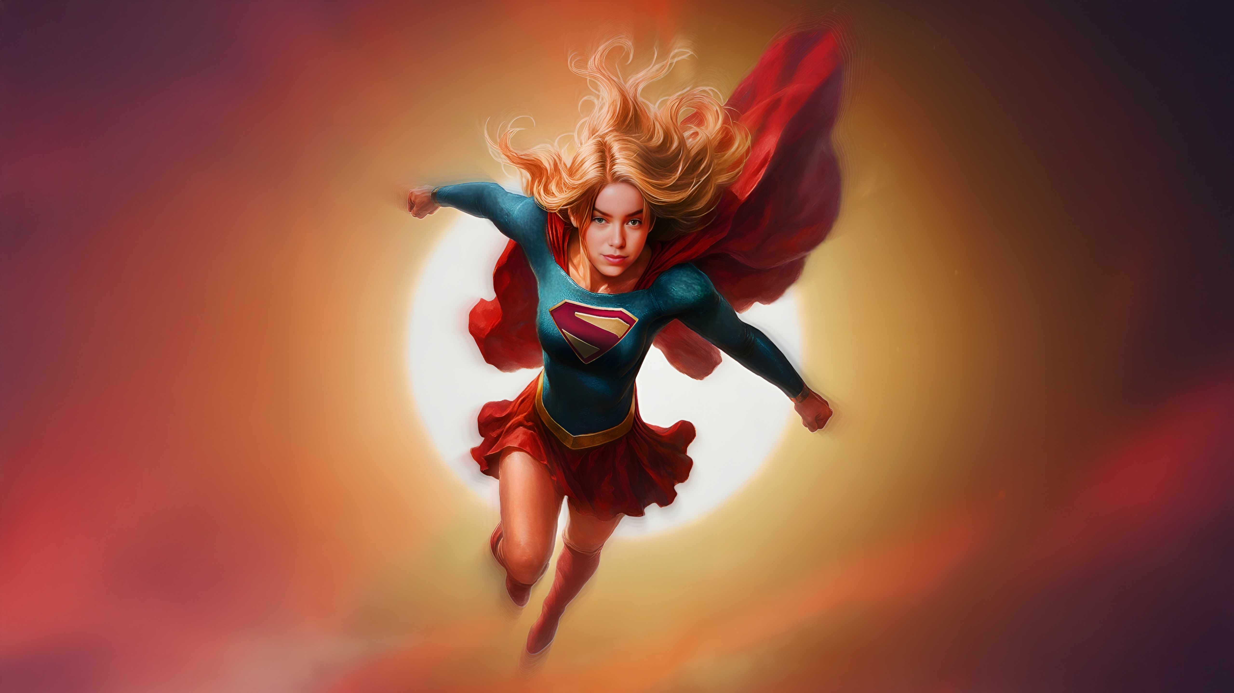 Milly Alcock as Supergirl in Hope Reborn HD Wallpaper