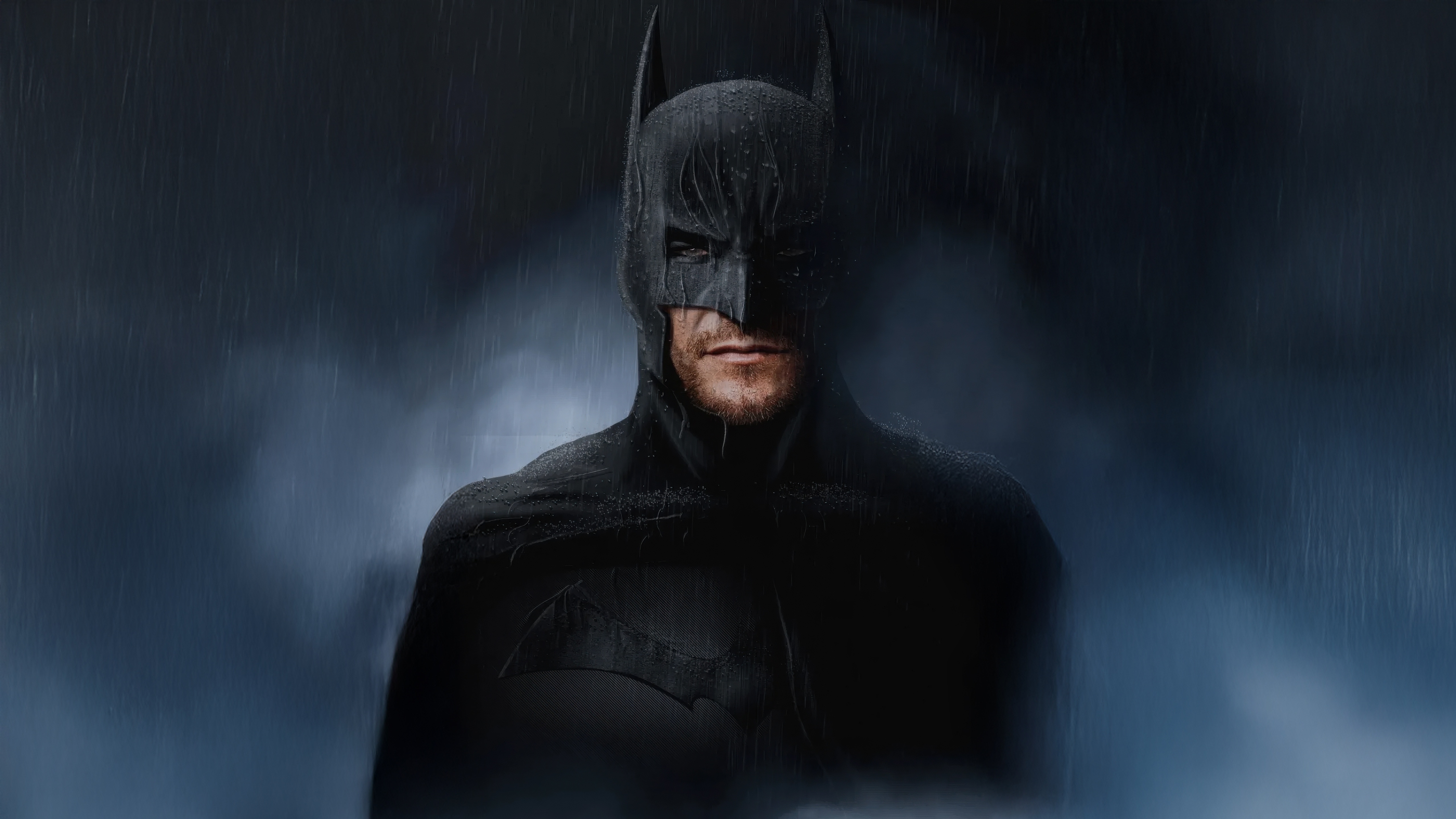 Batman in the Rain HD Wallpaper