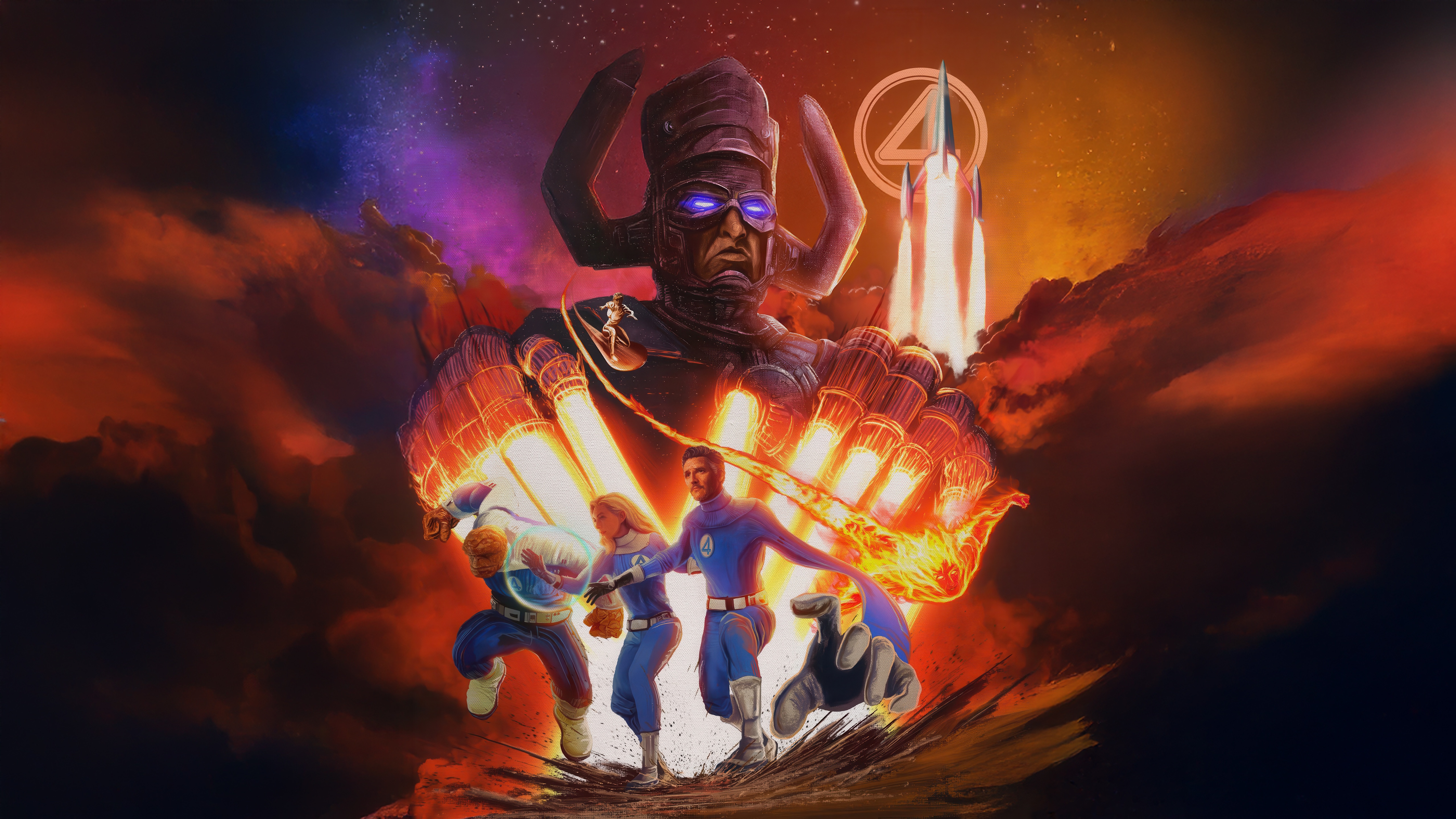 Fantastic Four vs. Galactus HD Wallpaper