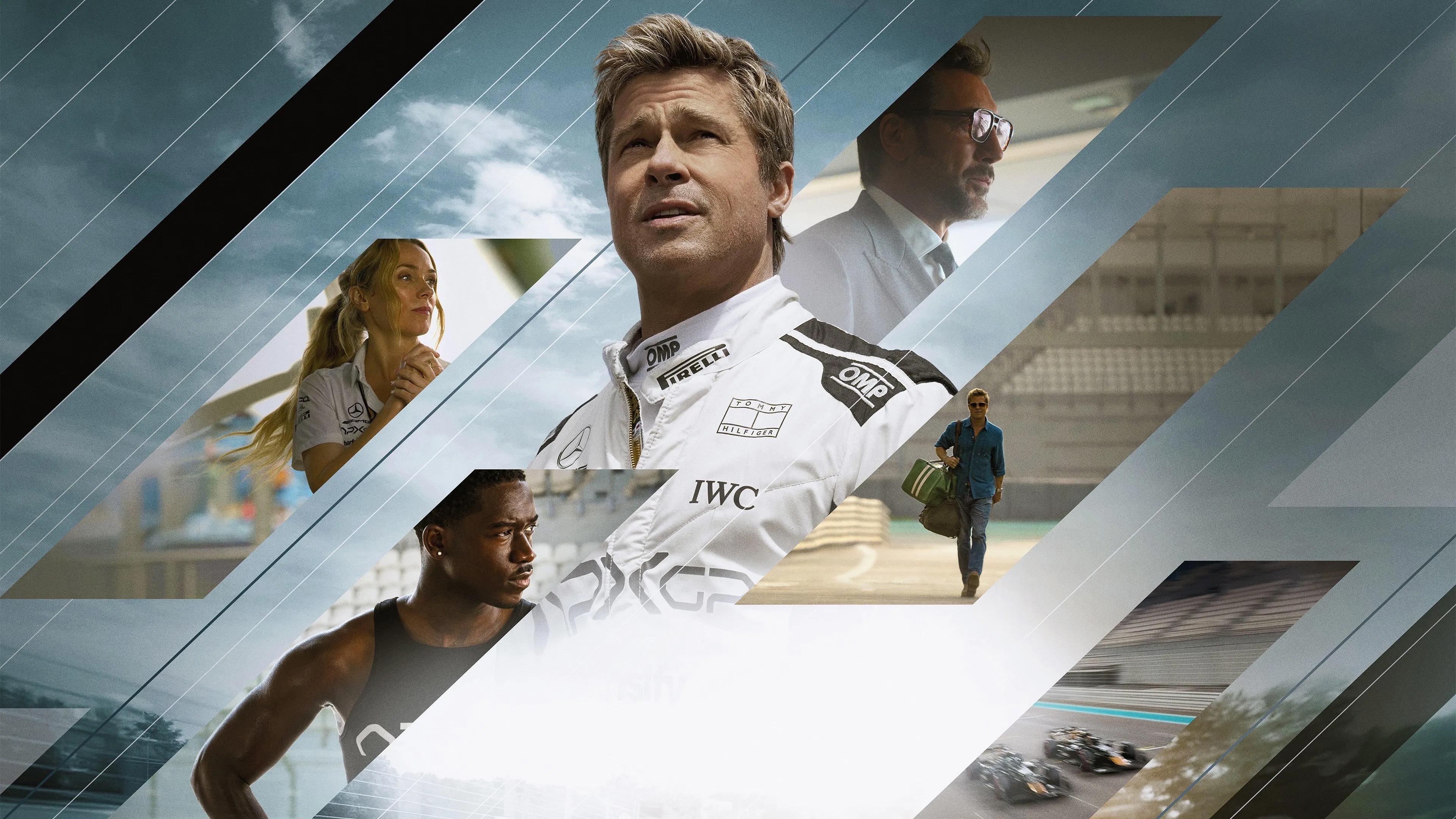 Formula 1 Movie Poster with Brad Pitt HD Wallpaper
