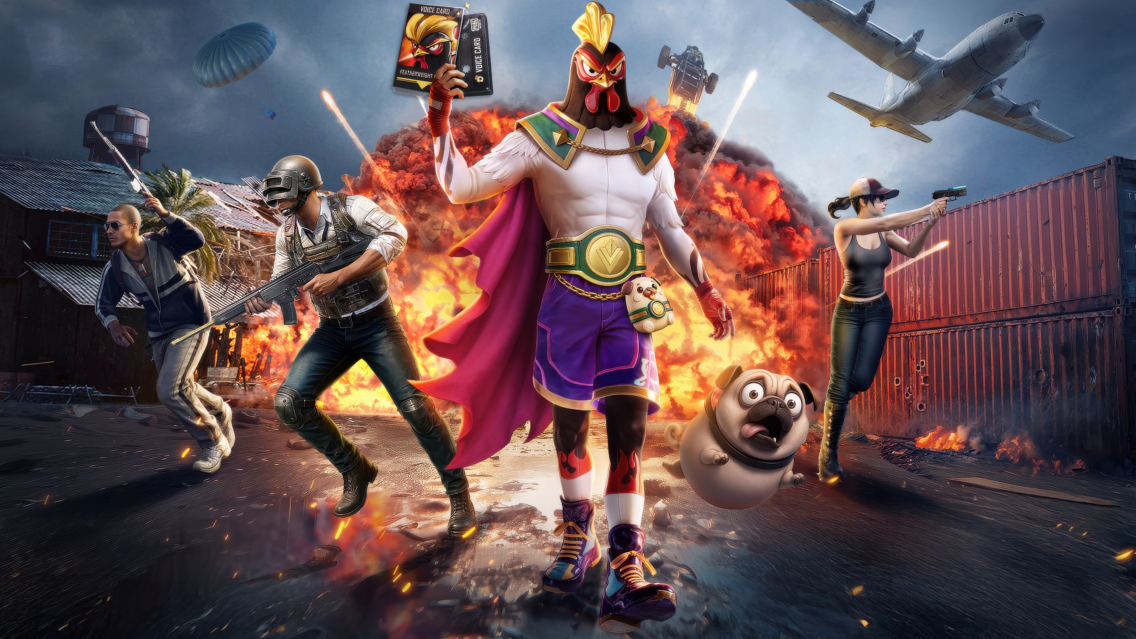 Pubg Mobile Beak The Odds To The Chicken HD Wallpaper