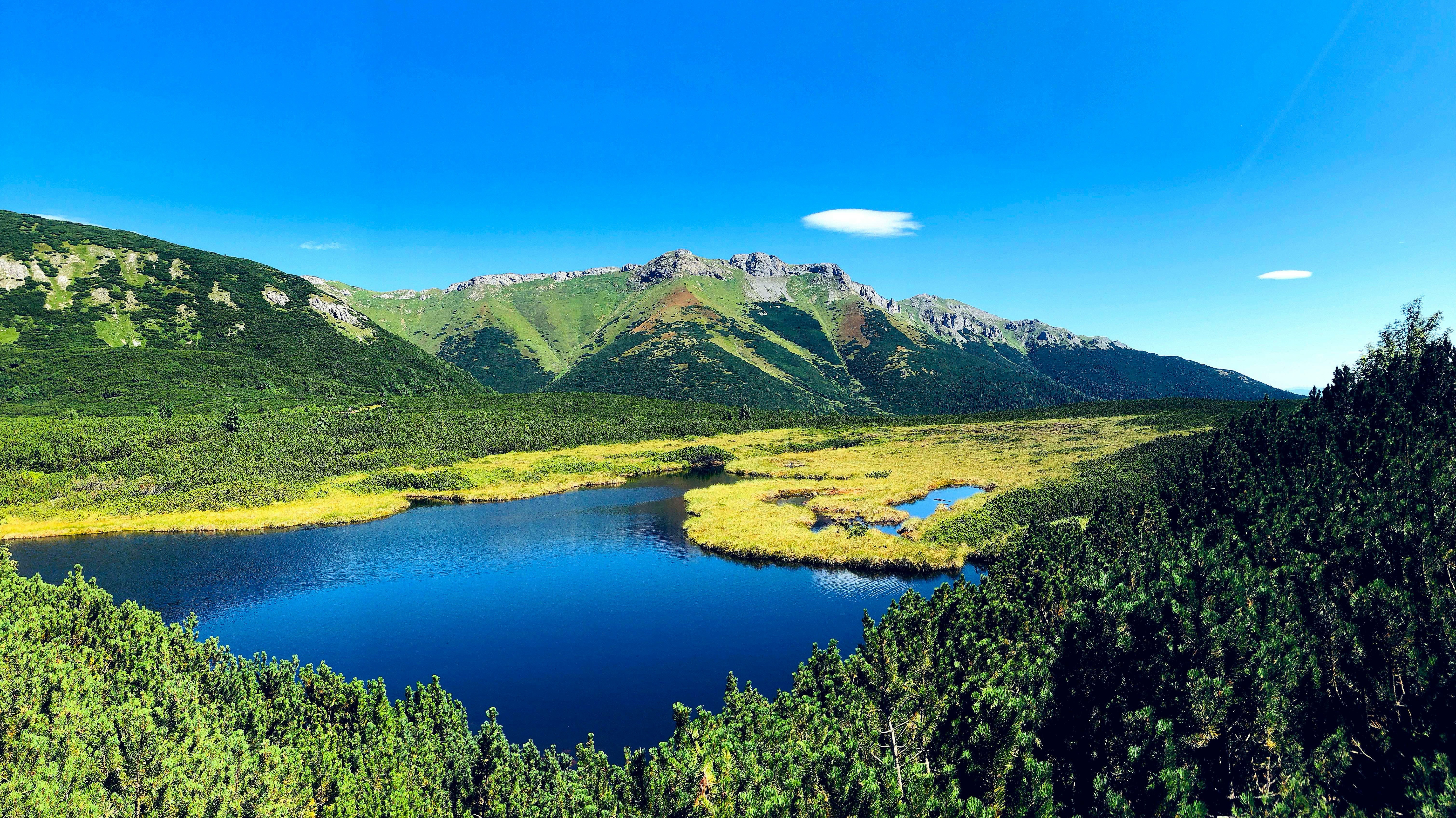 High Tatras Mountains and Lake in Slovakia HD Wallpaper