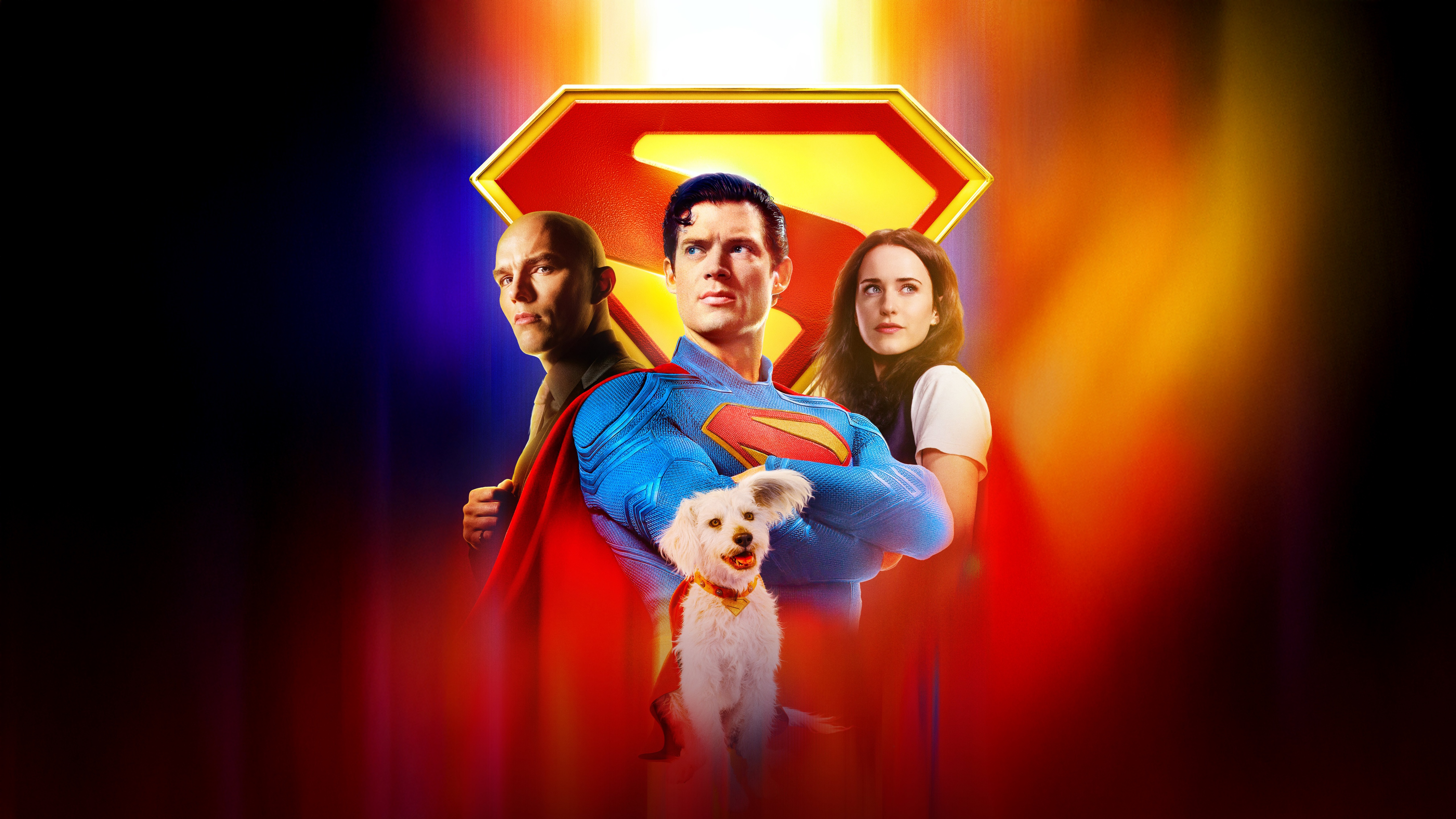 Superman, Lois Lane, Lex Luthor, and Krypto HD Wallpaper
