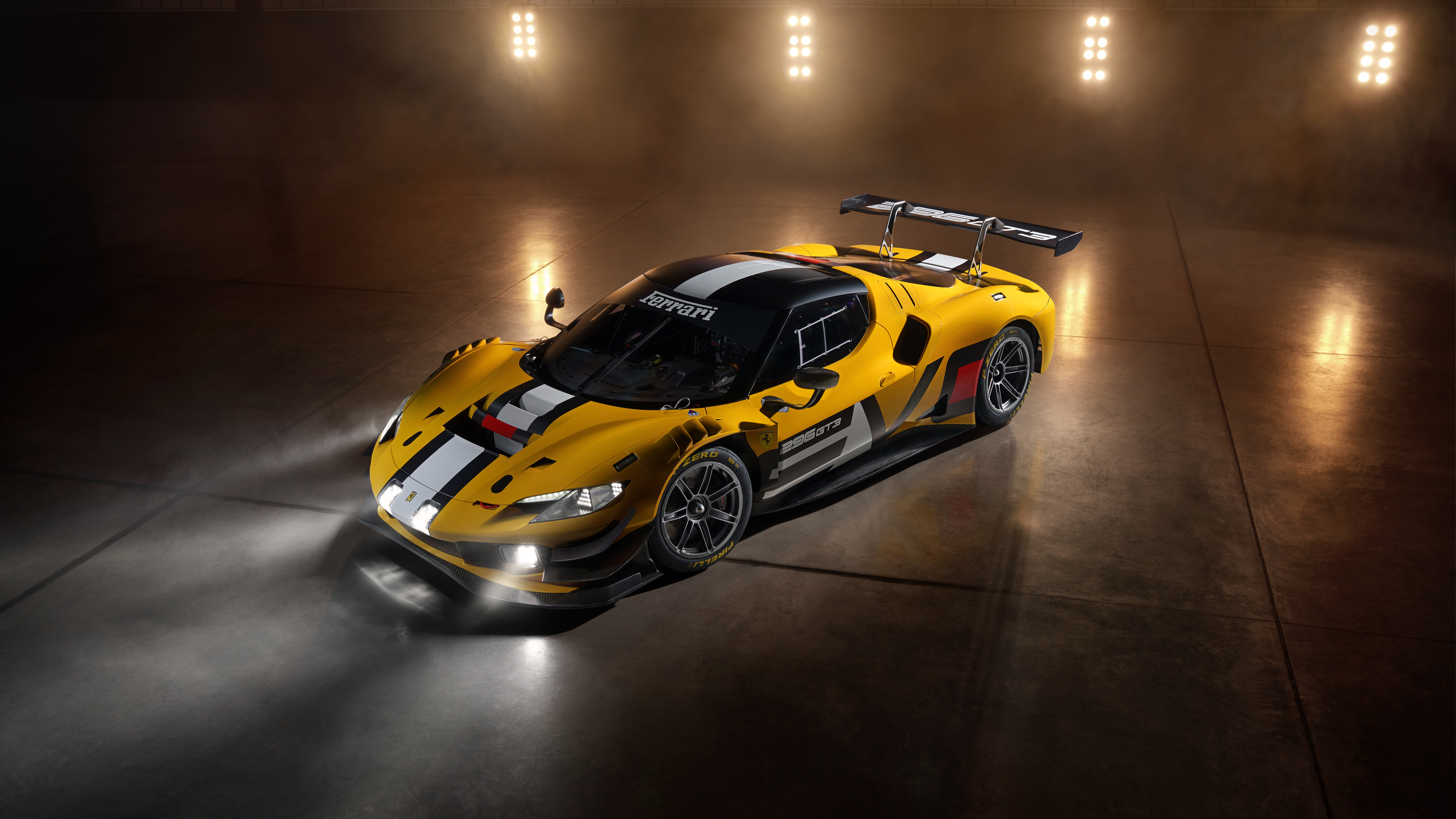 Ferrari 296 GT3 Evo 2026 Race Car HD Wallpaper