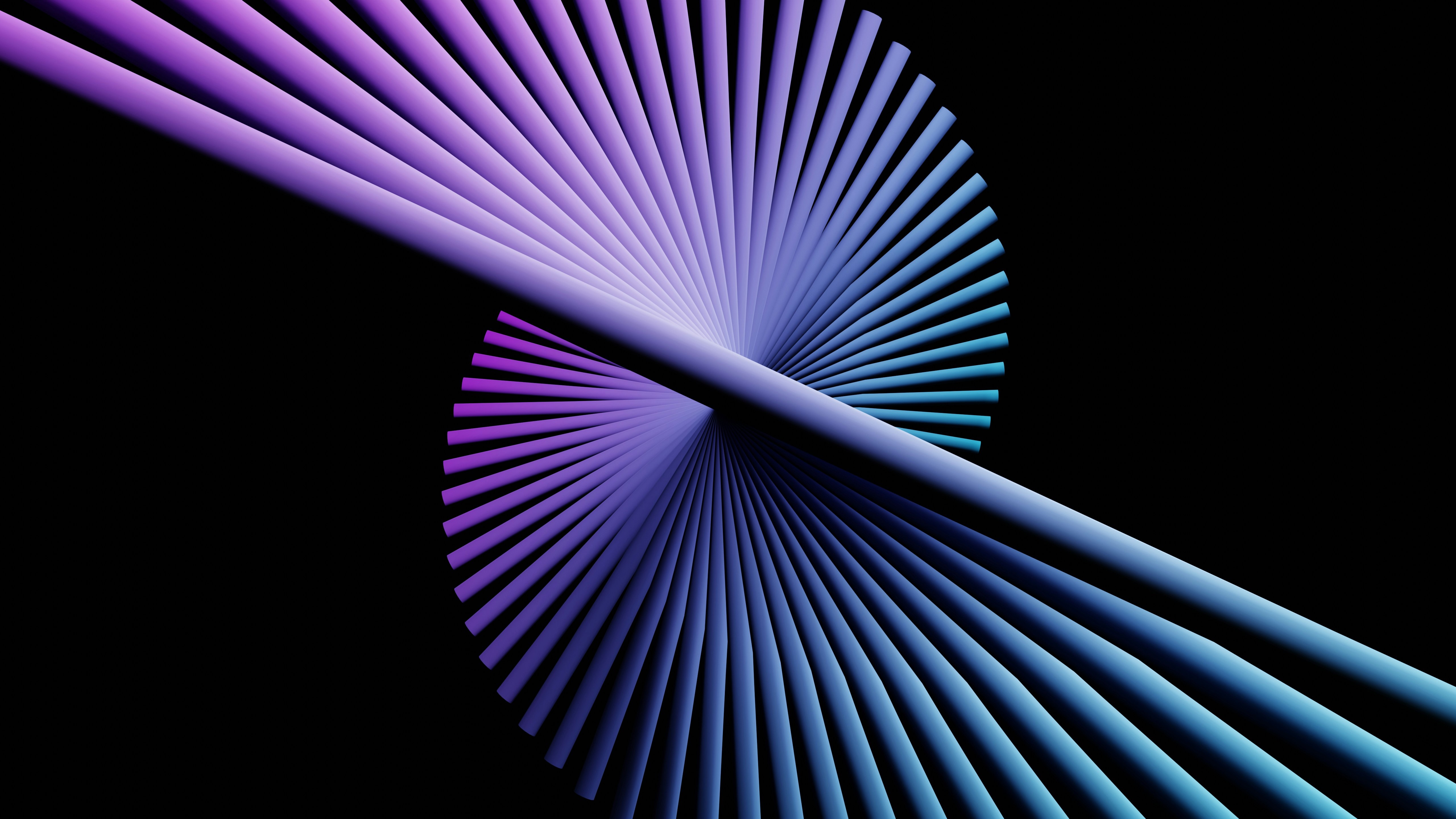 Abstract spiral with purple and blue gradient HD Wallpaper