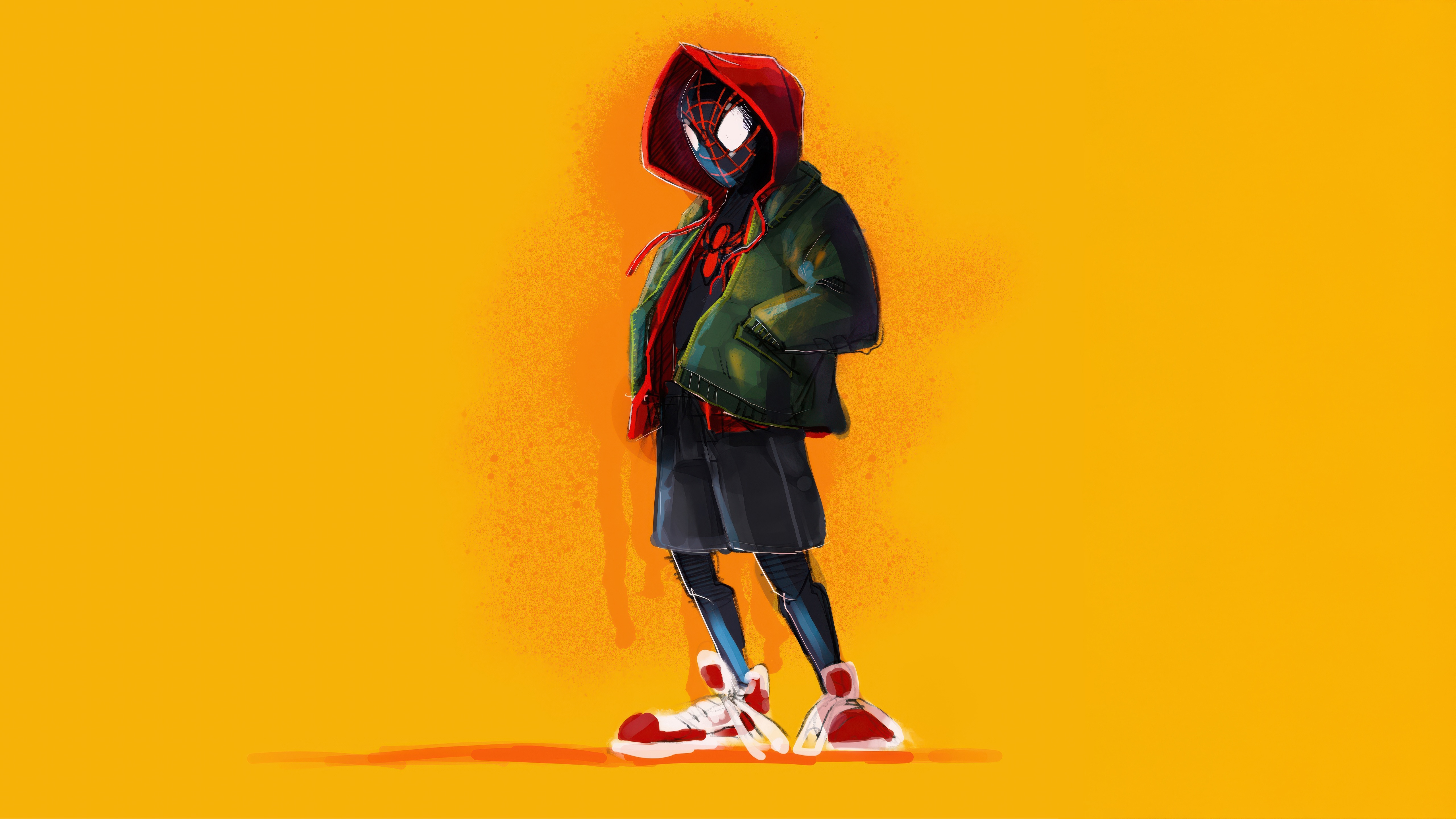 Miles Morales in Spider-Man: Into the Spider-Verse HD Wallpaper