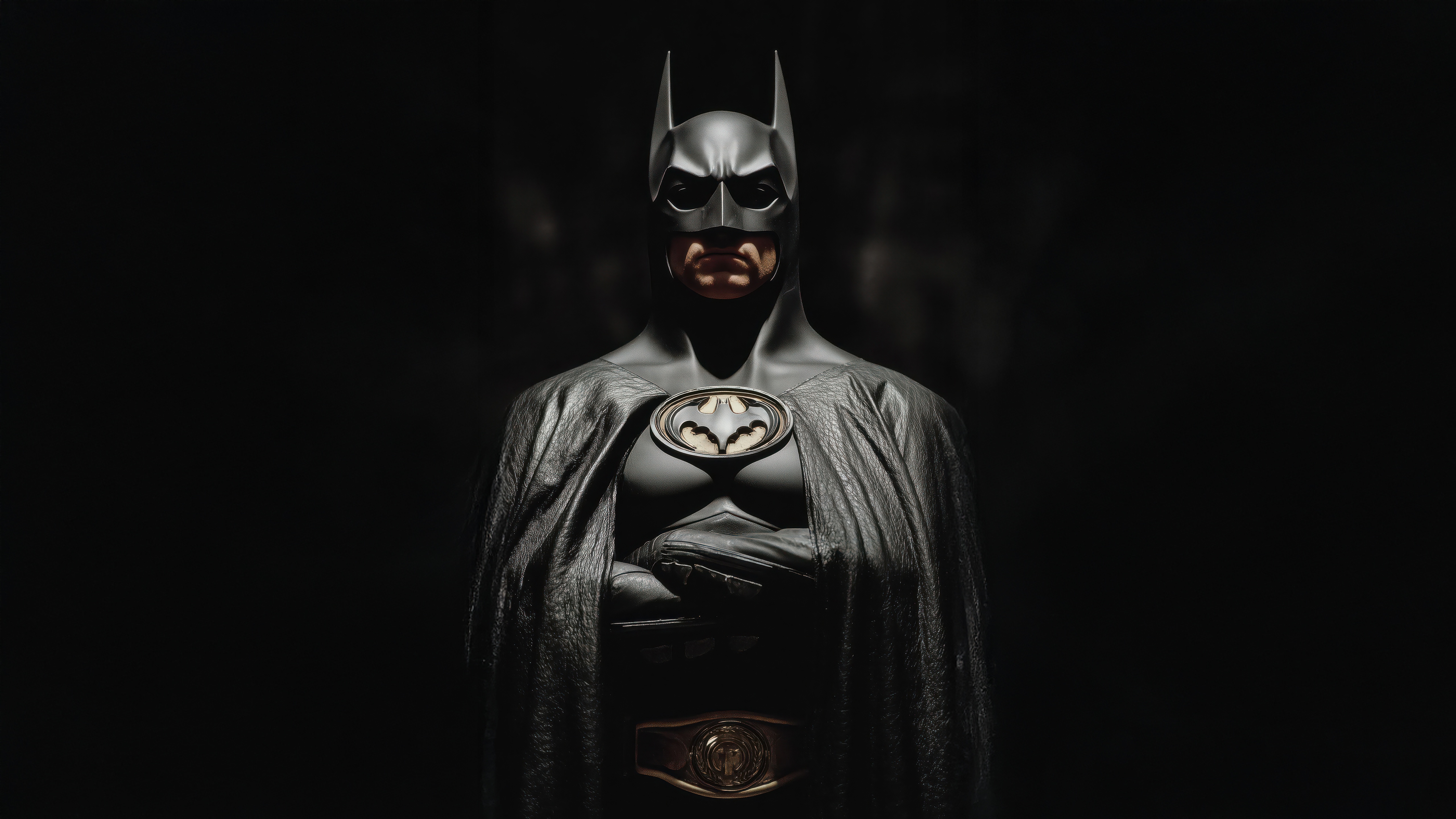 Michael Keaton as Batman in Gotham HD Wallpaper