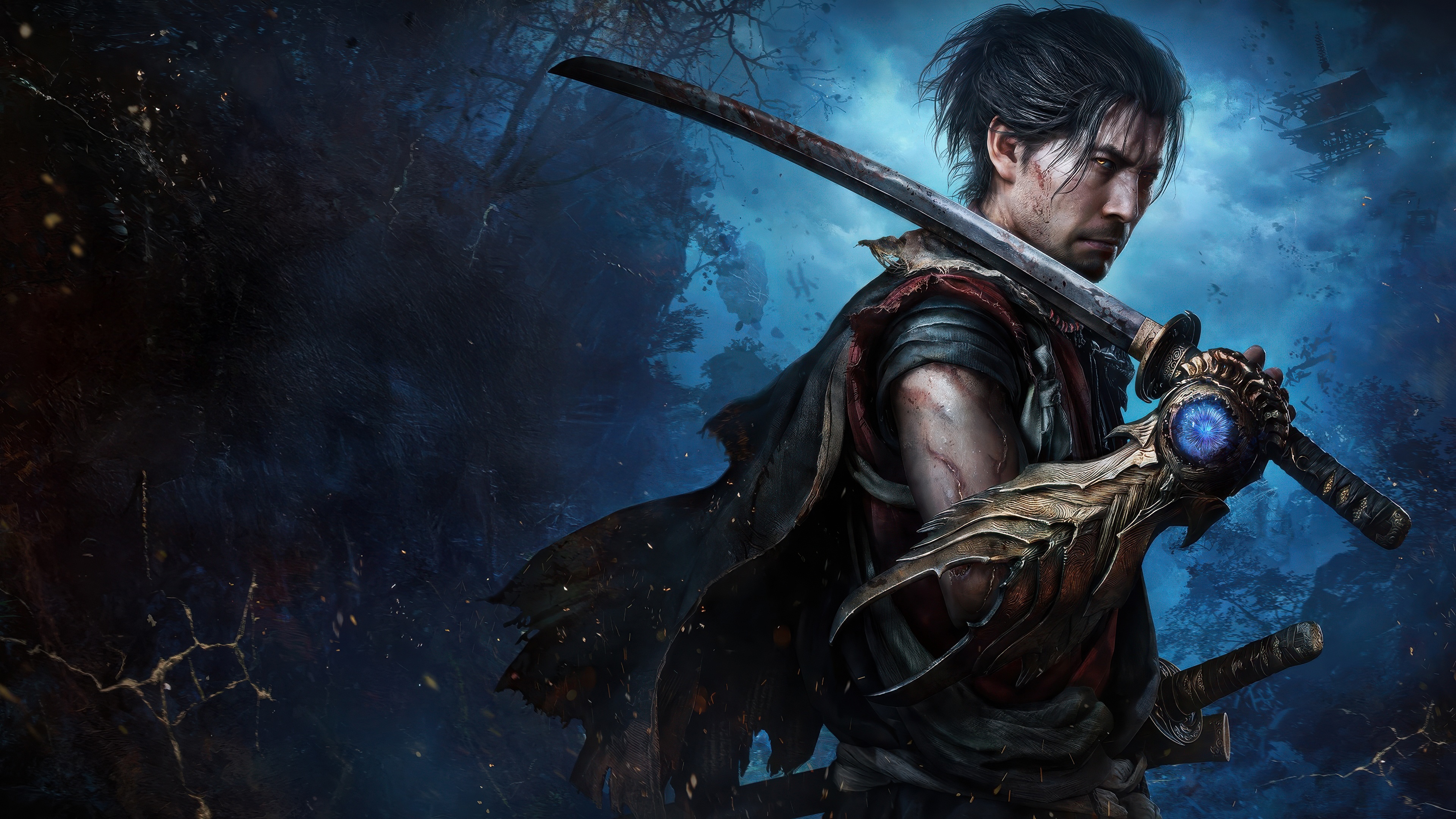Onimusha: Samurai Warrior with Sword HD Wallpaper