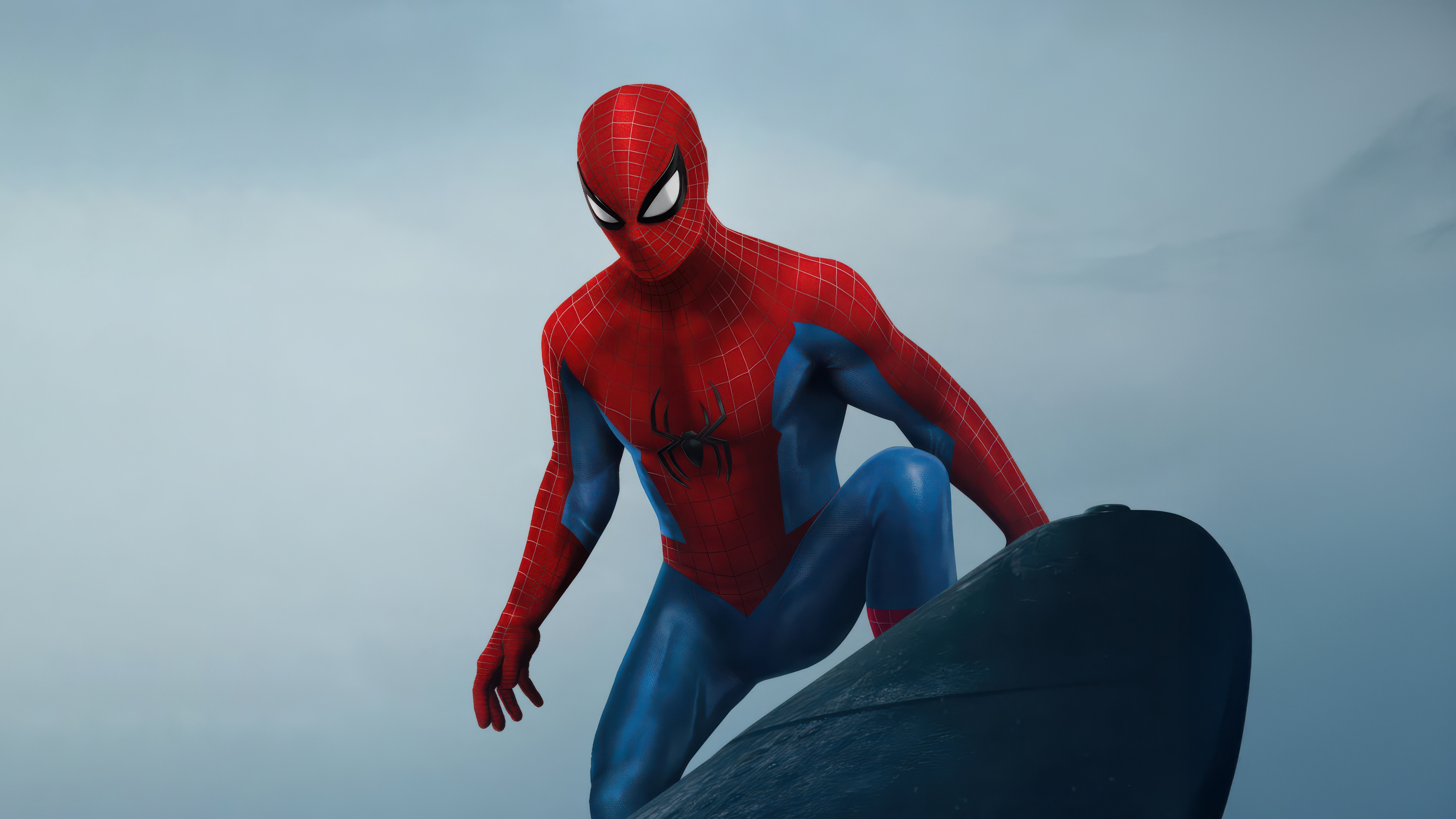 Spider-Man in his Brand New Day costume HD Wallpaper