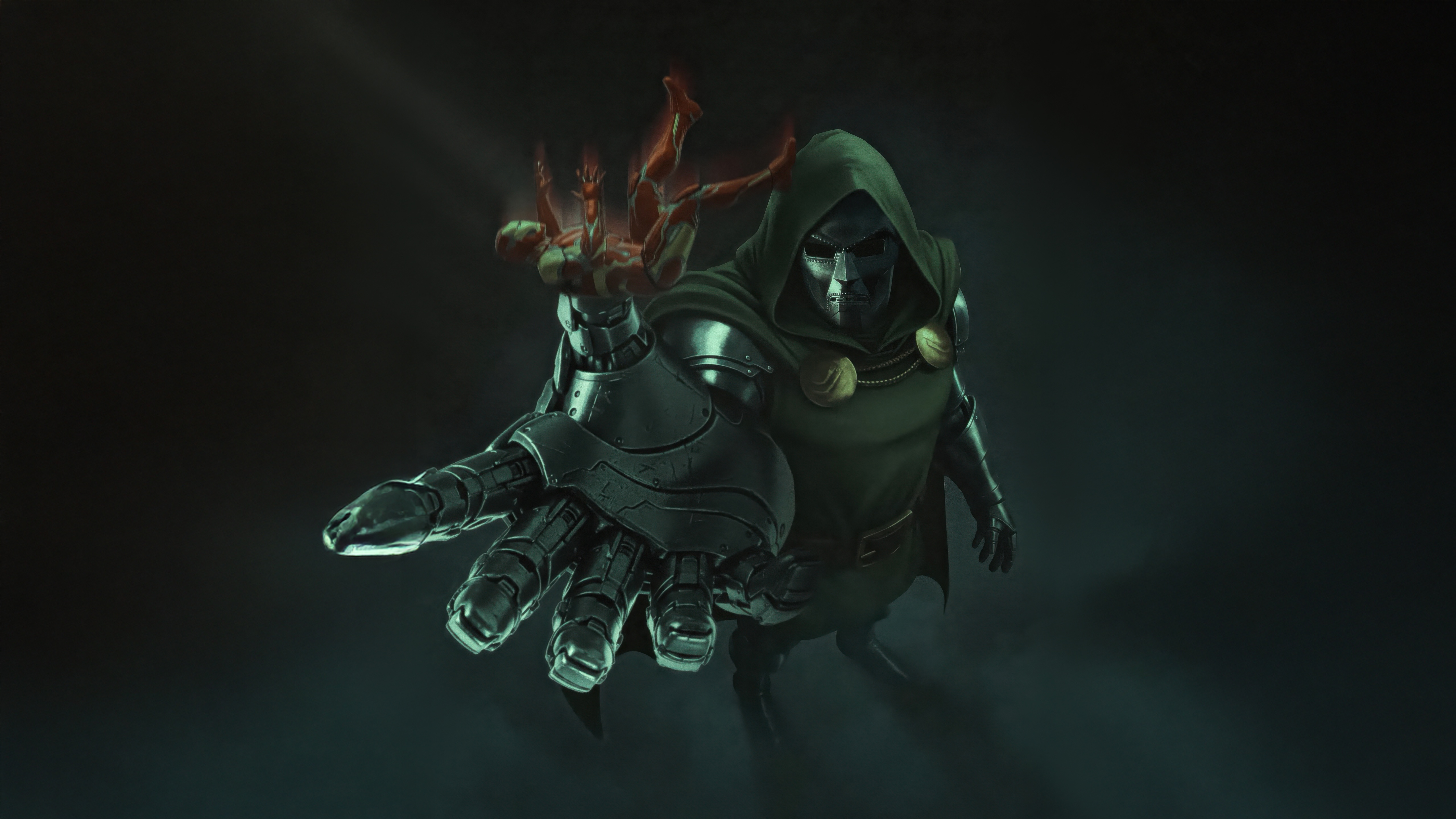 Doctor Doom controlling Iron Man HD Wallpaper