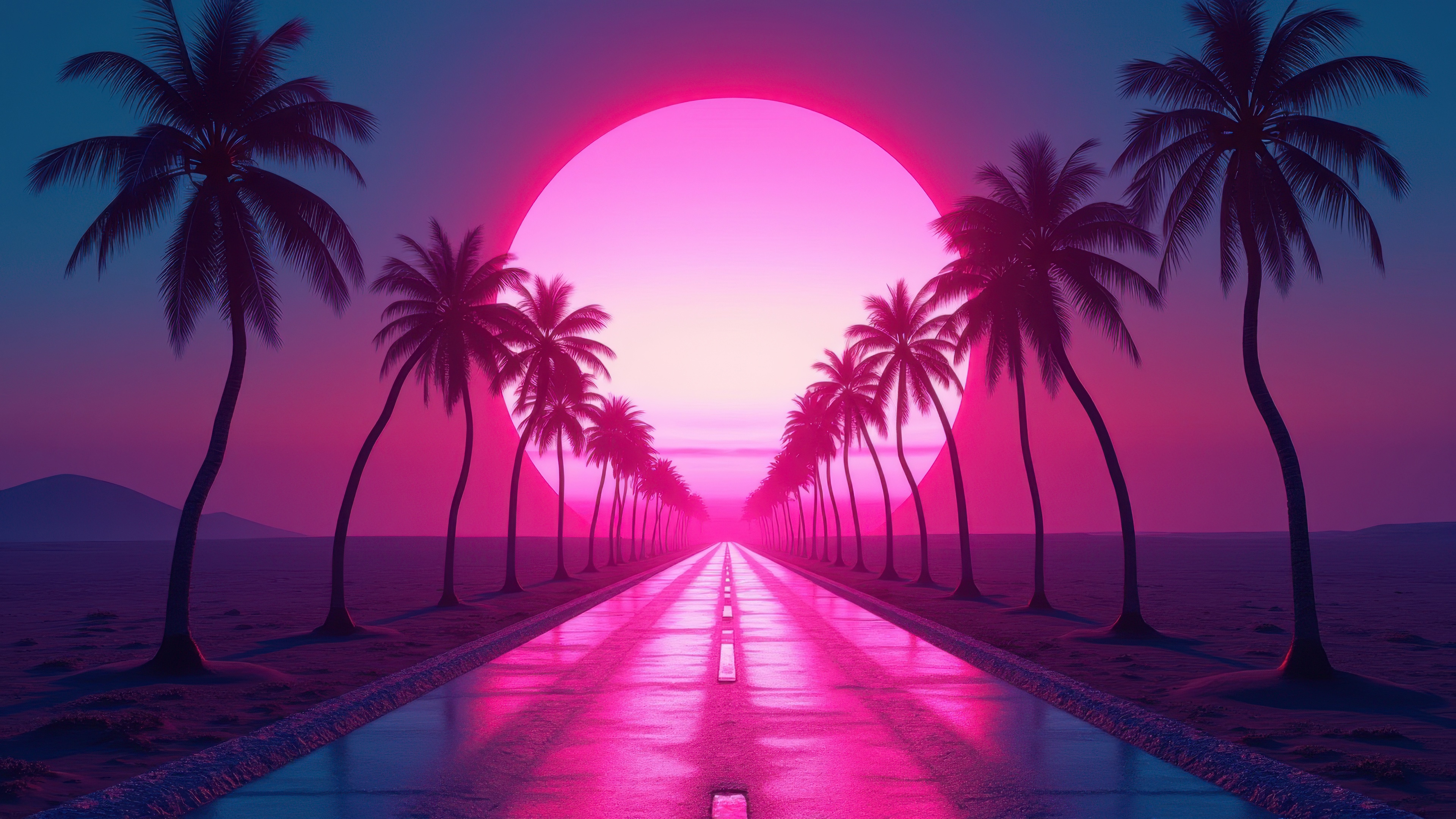 Palm Dreams 2086 HD Wallpaper