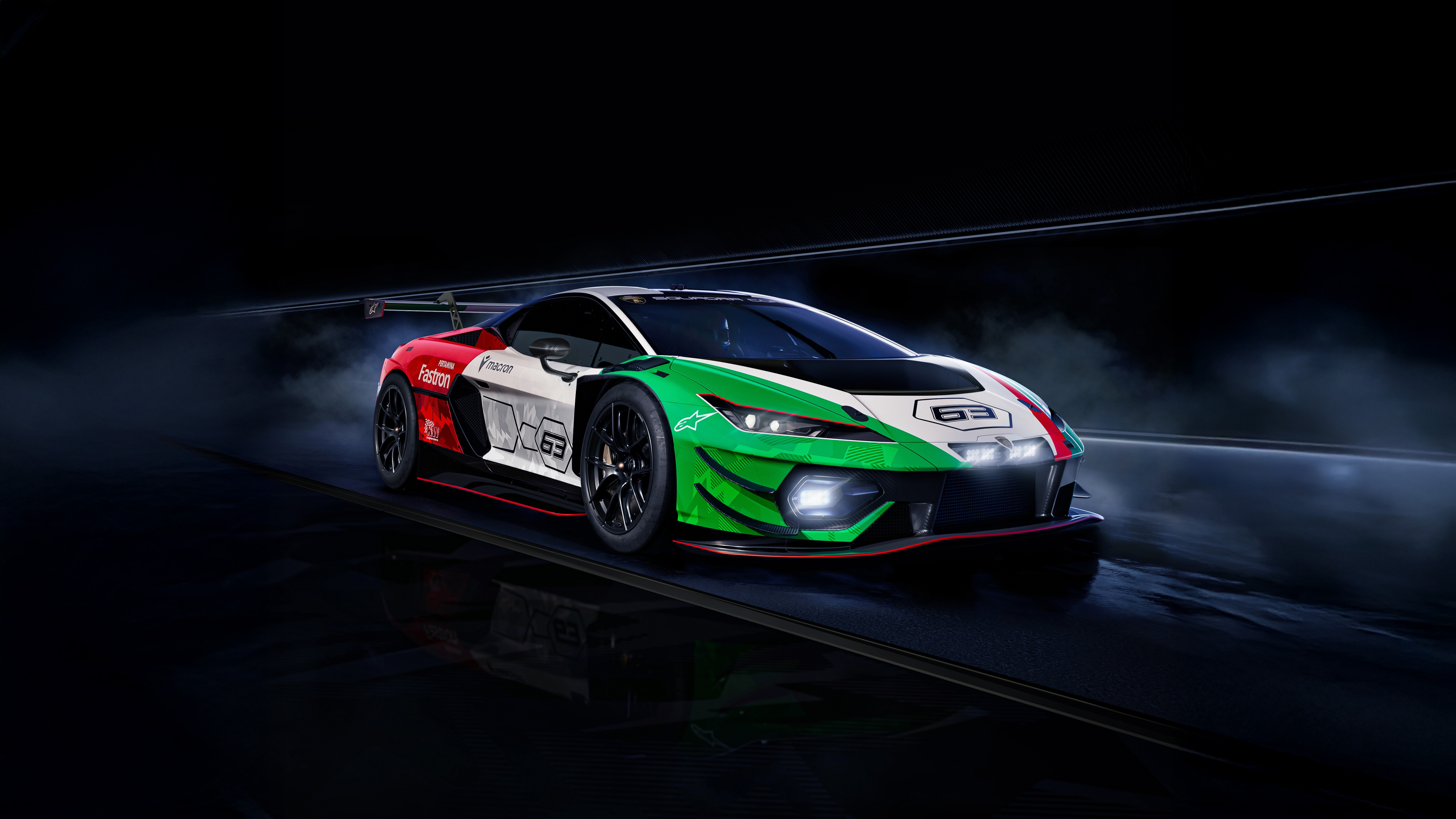 2026 Lamborghini Temerario GT3 race car HD Wallpaper