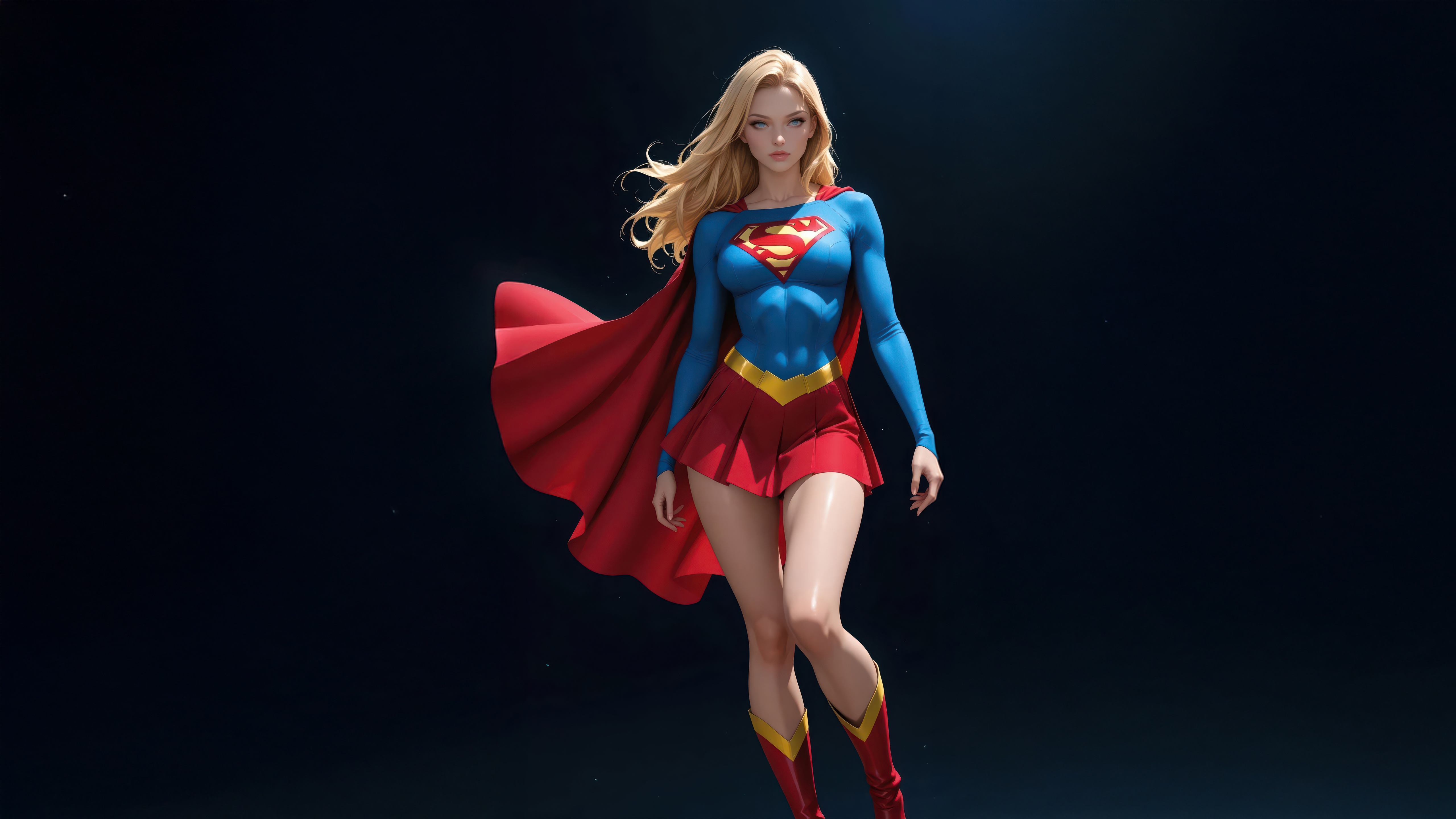 Supergirl Rising Light HD Wallpaper