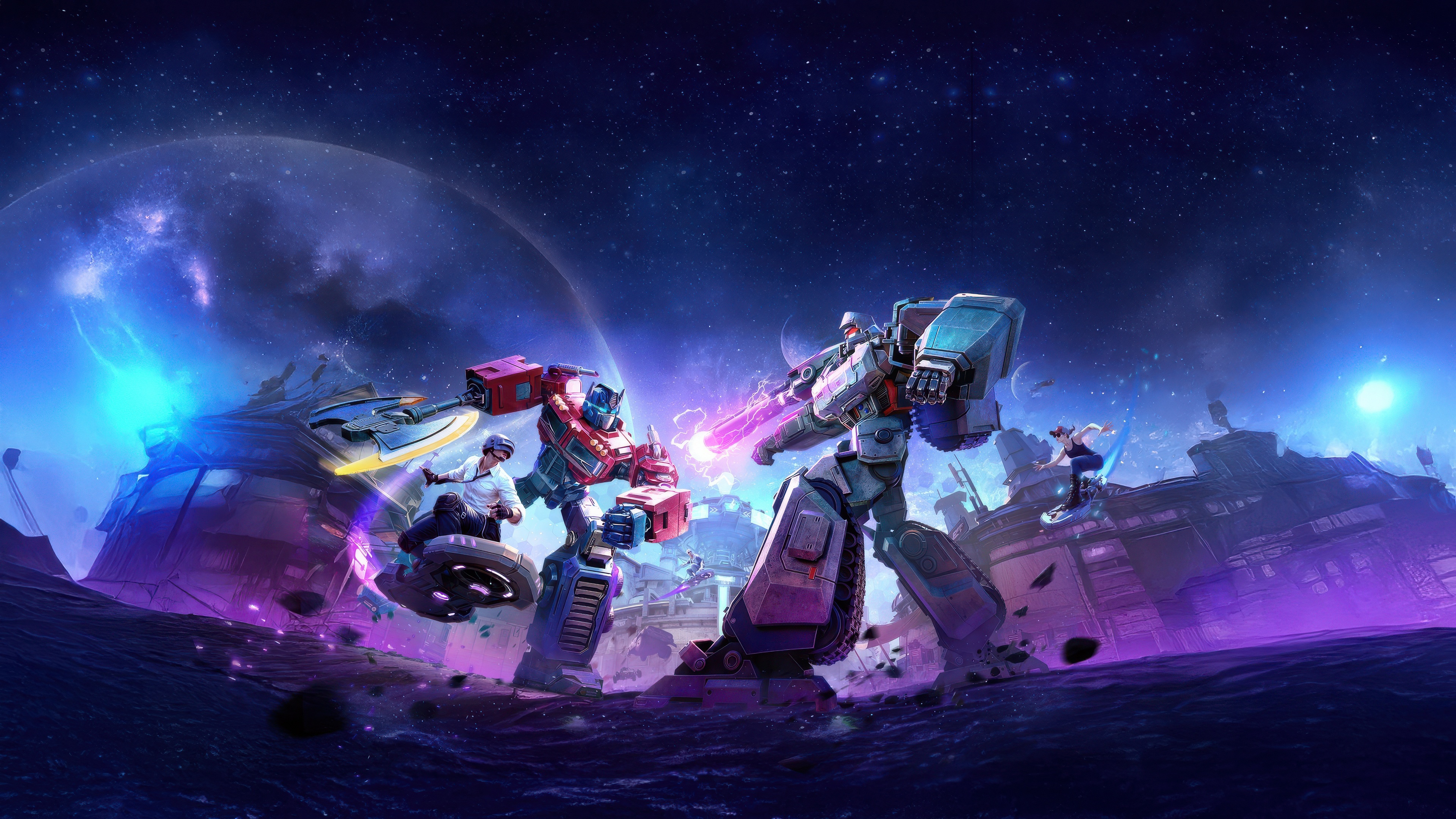 Pubg Mobile X Transformers 2025 Game HD Wallpaper