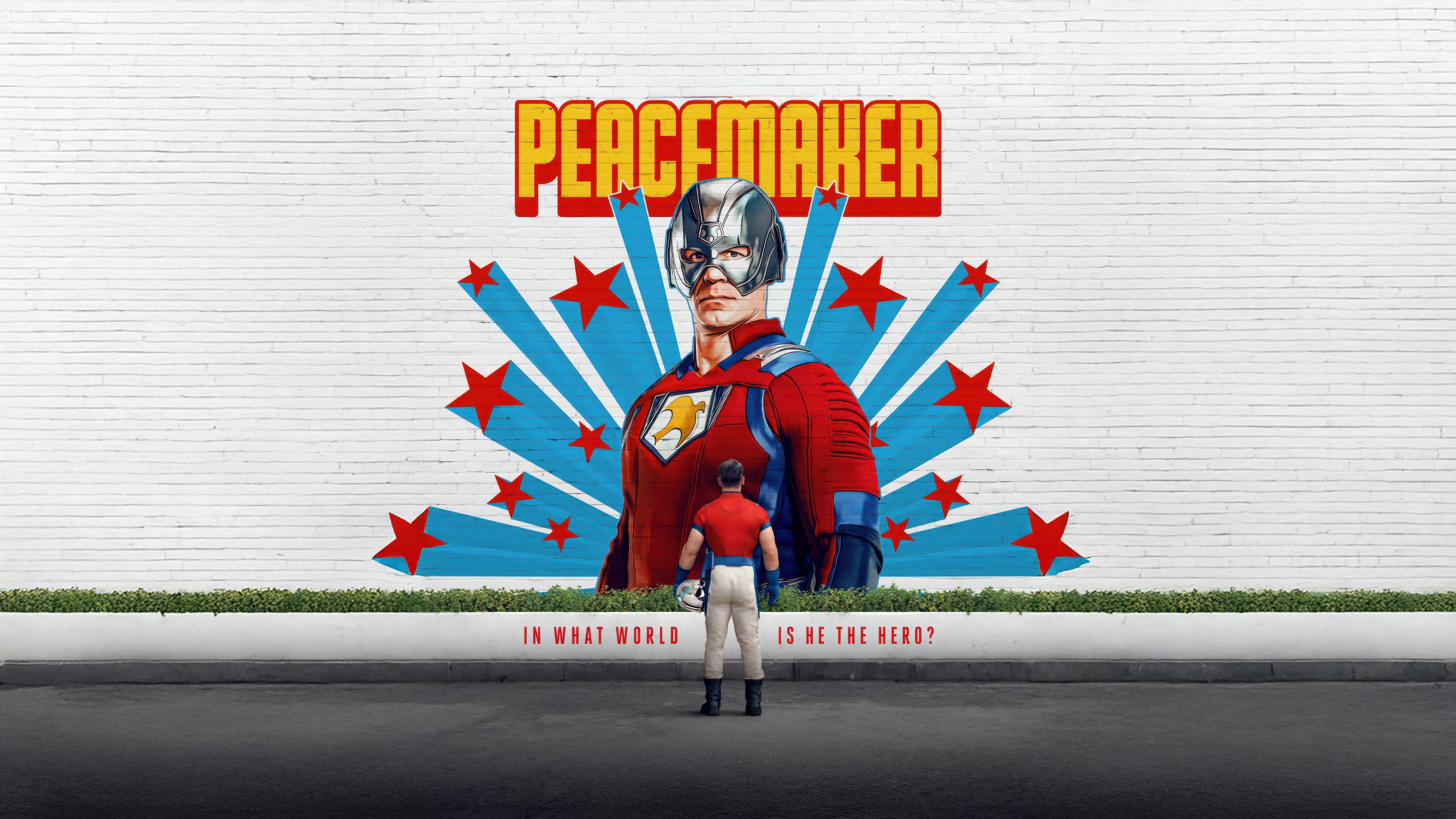 Peacemaker Mural with Text HD Wallpaper