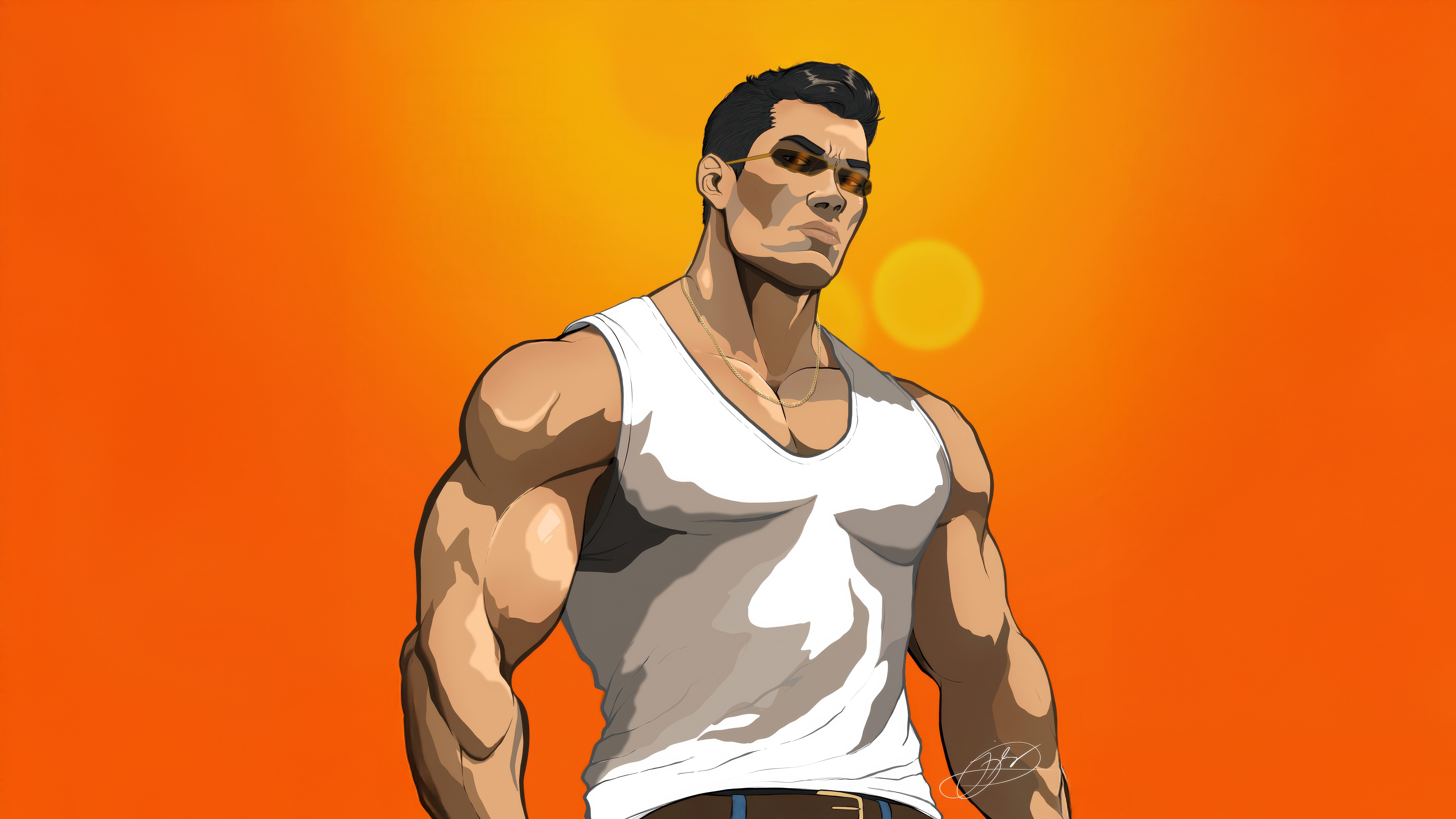 Carl Johnson from GTA San Andreas HD Wallpaper