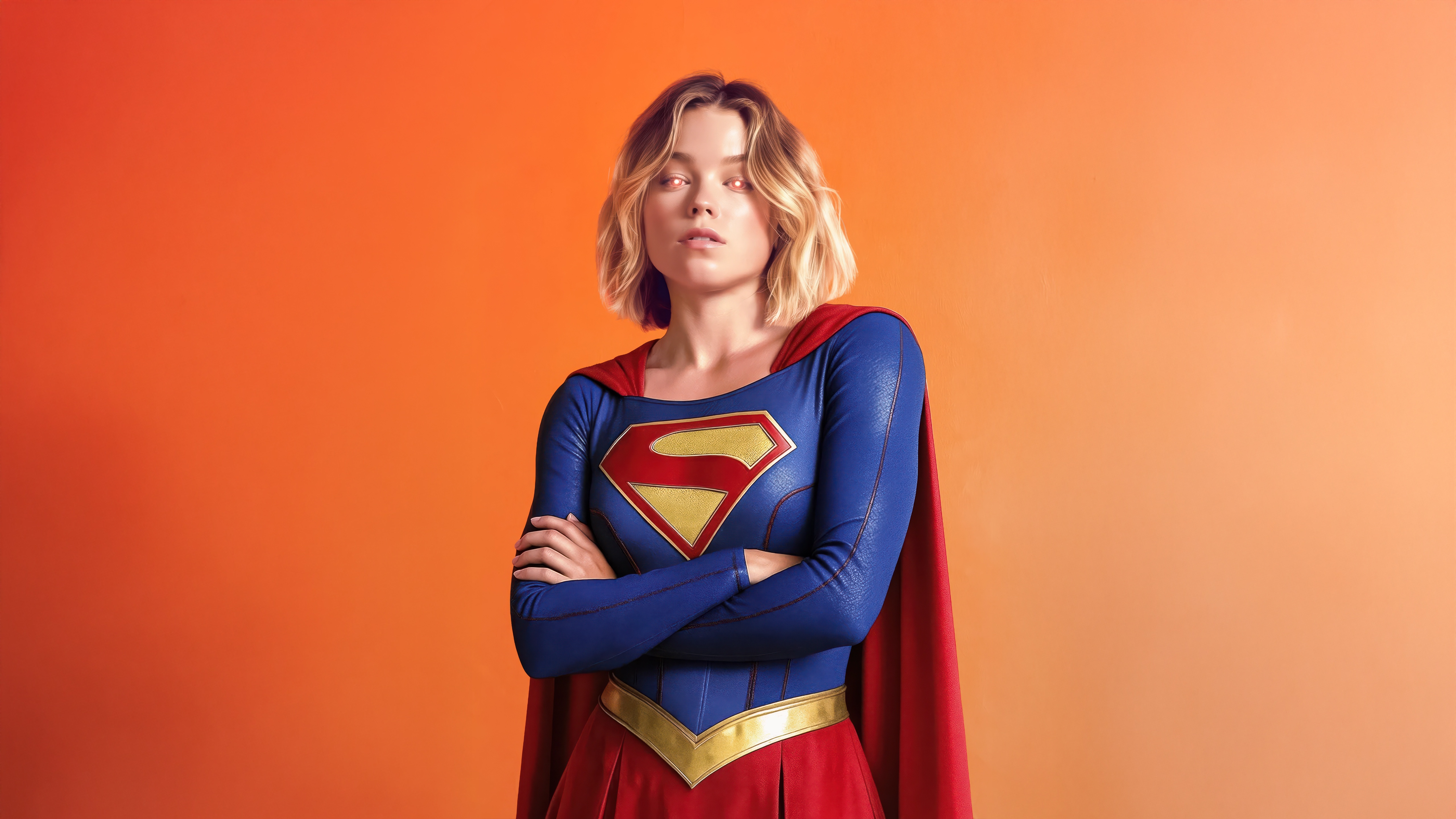 Milly Alcock as Supergirl HD Wallpaper