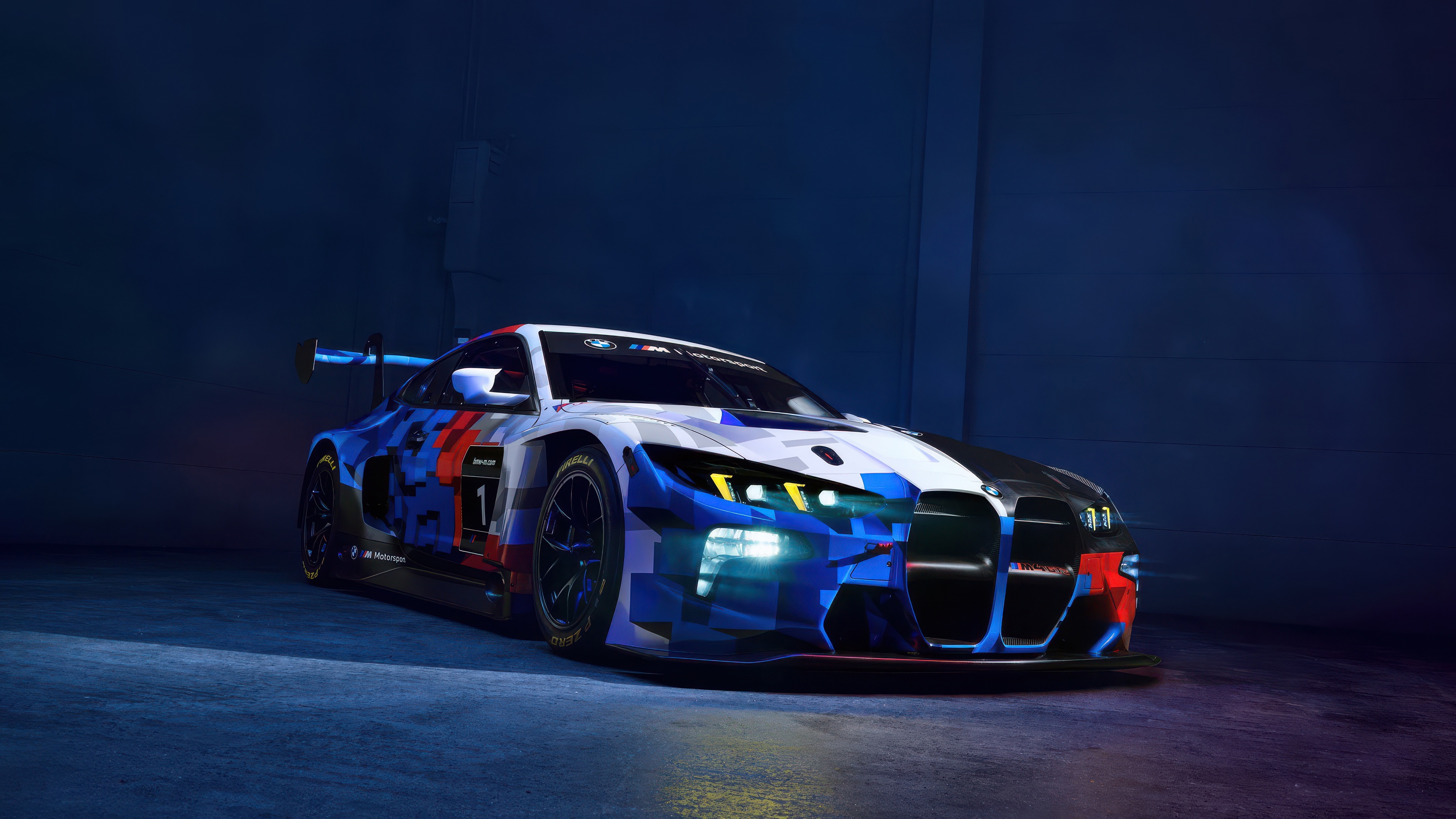BMW M4 GT3 Evo 2025 race car HD Wallpaper