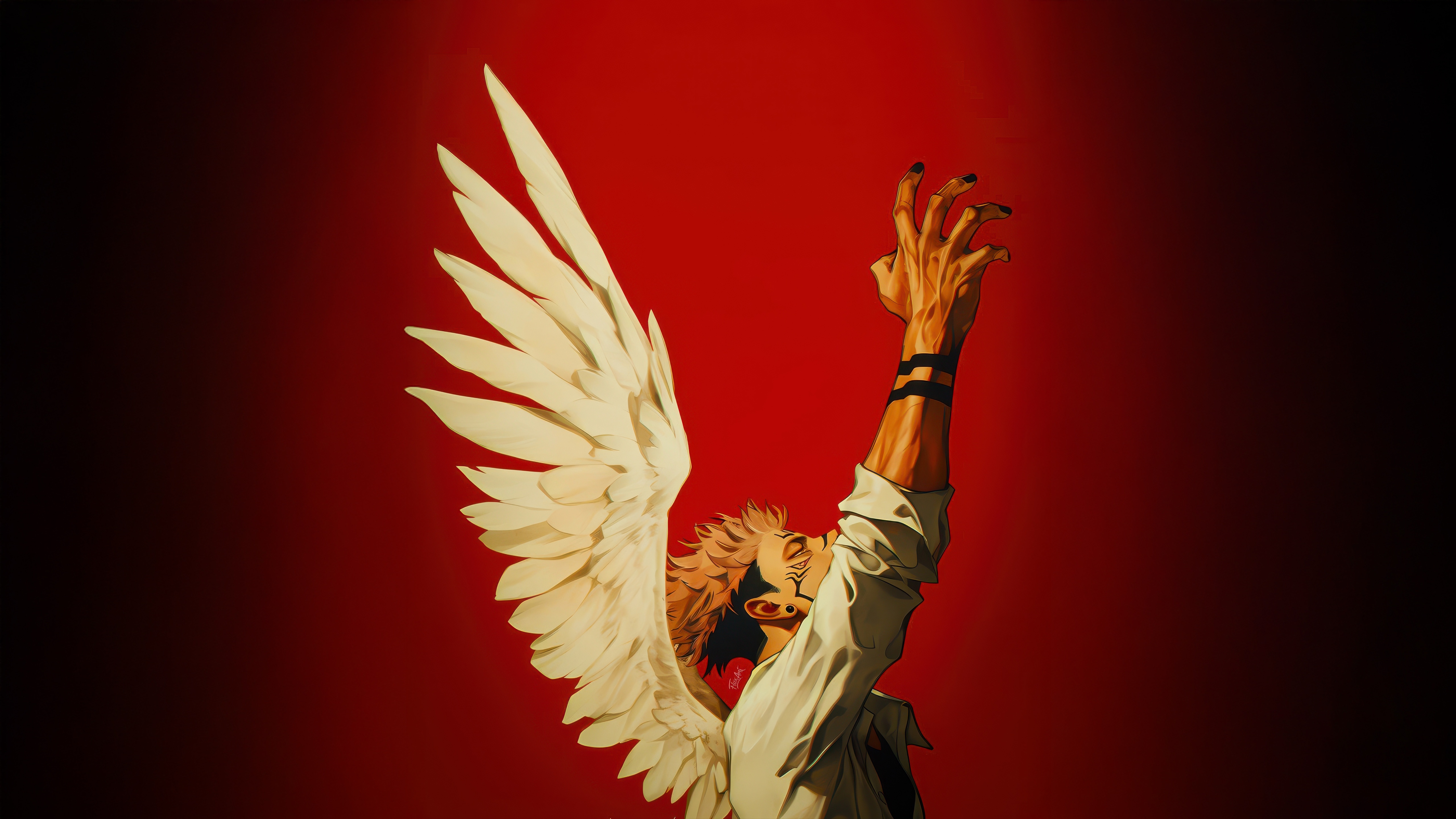 Jujutsu Kaisen Character with Wings HD Wallpaper