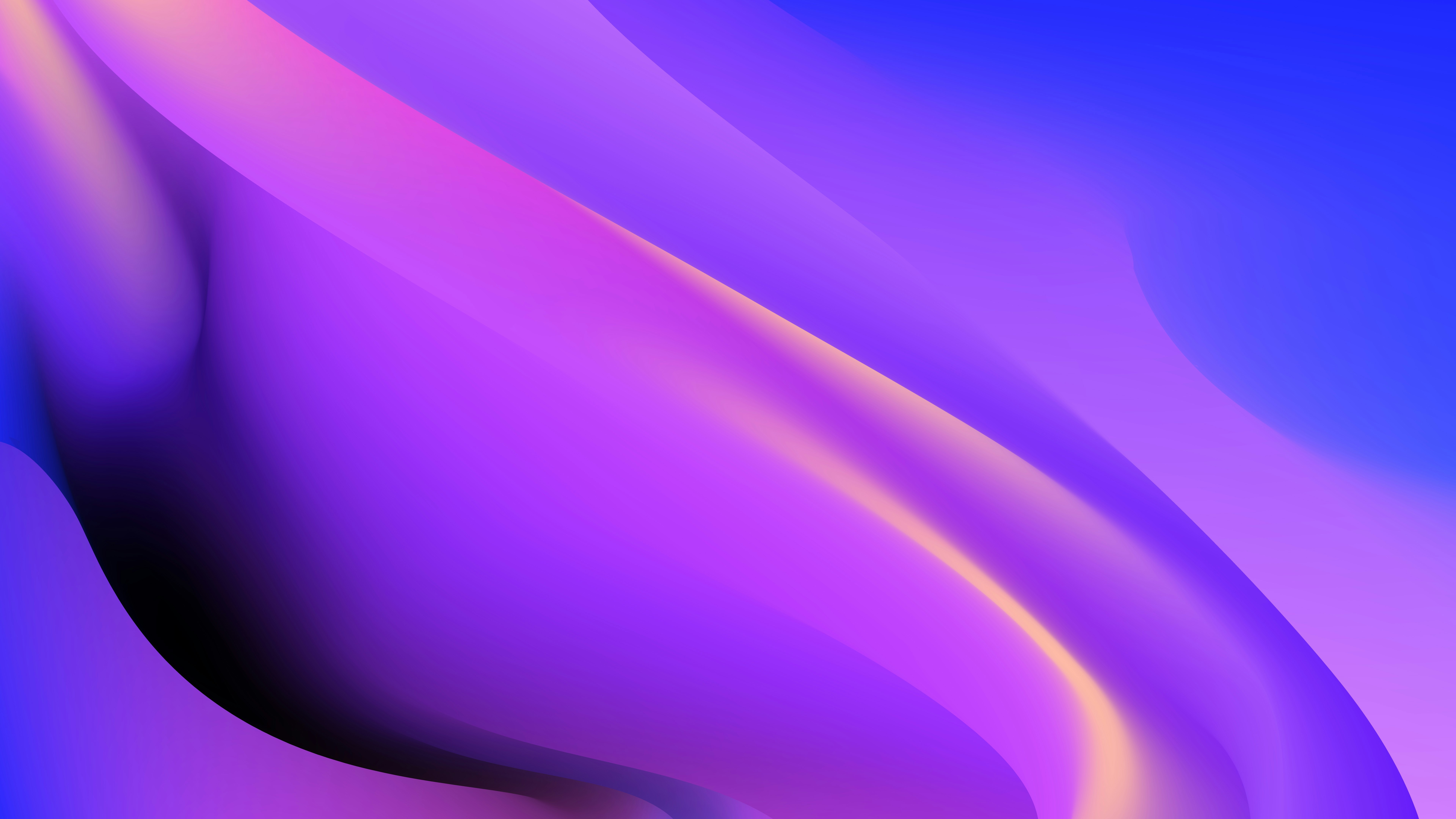 Abstract Color Fusion with Purple and Blue Gradients HD Wallpaper