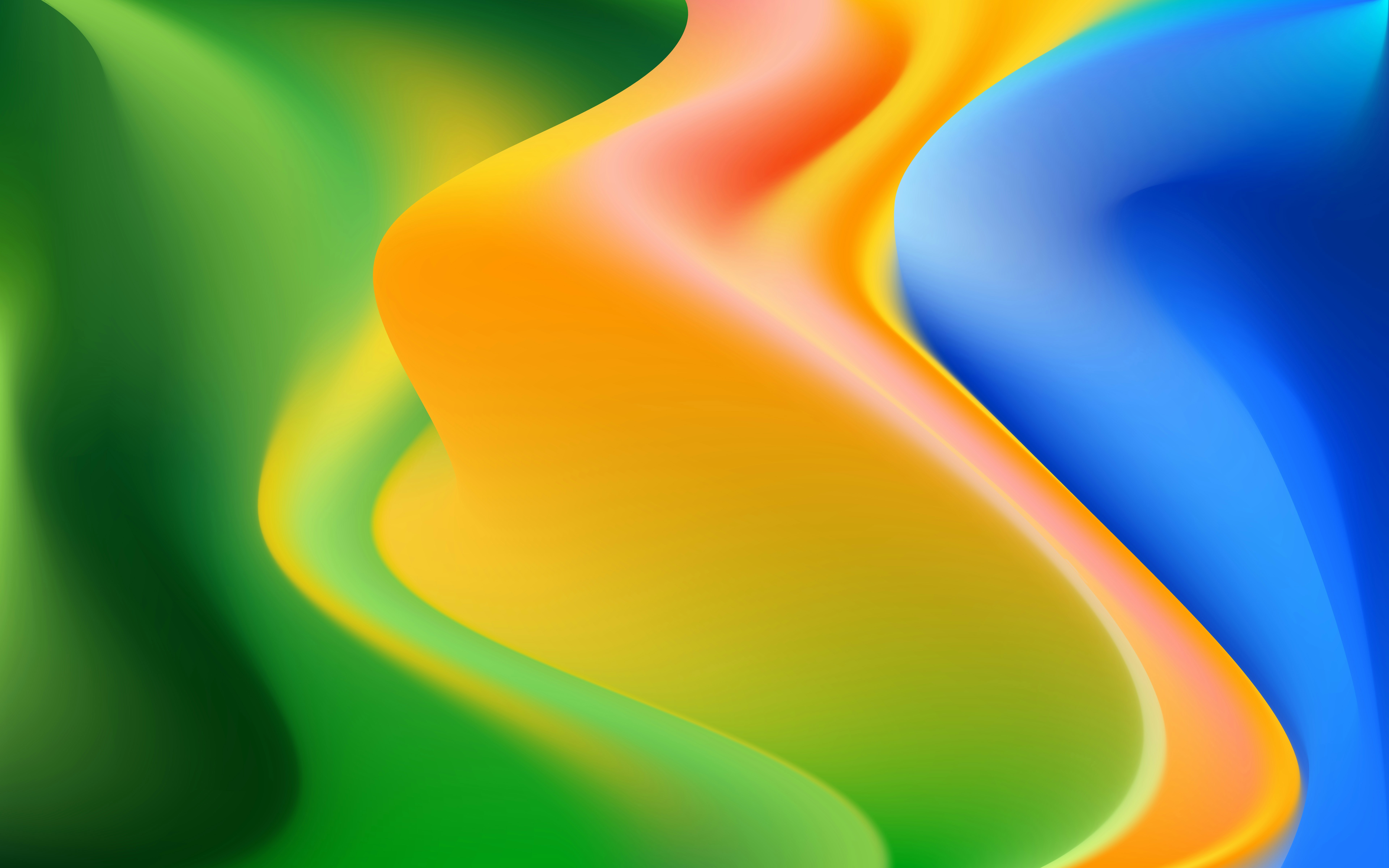 Abstract Liquid Color Waves HD Wallpaper
