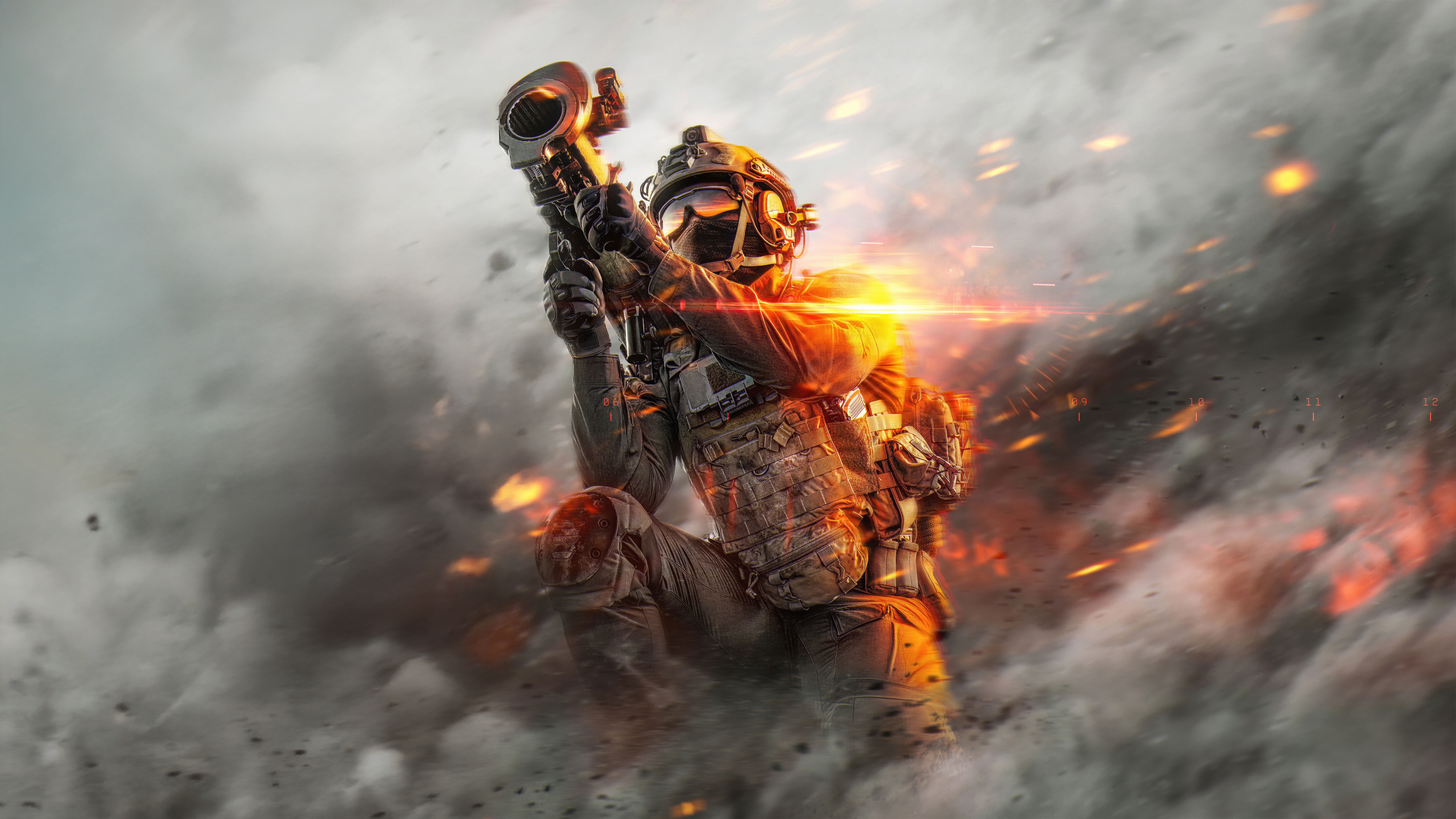 Battlefield 6 Engineer Firing Rocket Launcher HD Wallpaper