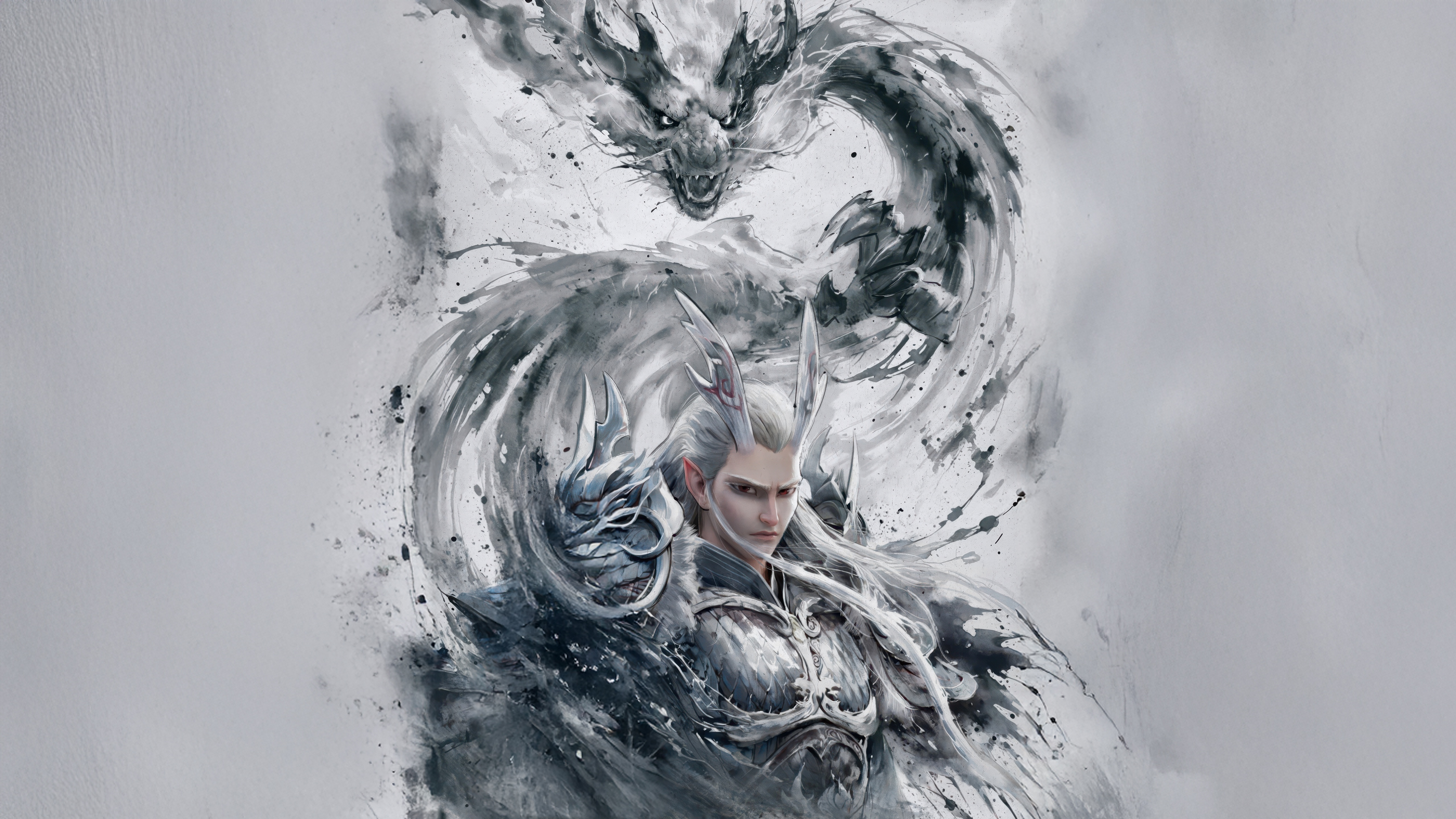 Ao Guang and Ne Zha HD Wallpaper