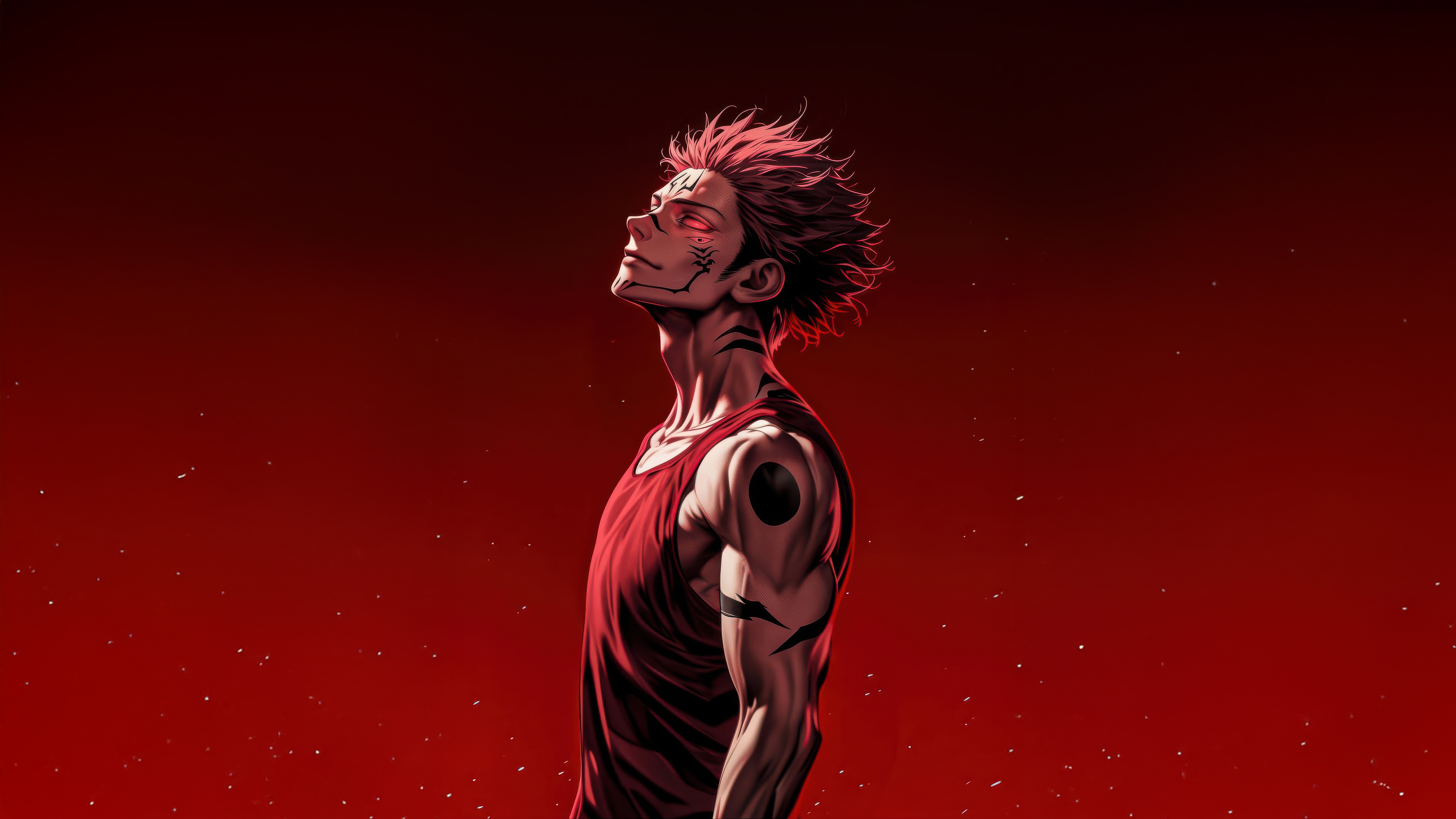 Classic Sukuna from Jujutsu Kaisen HD Wallpaper
