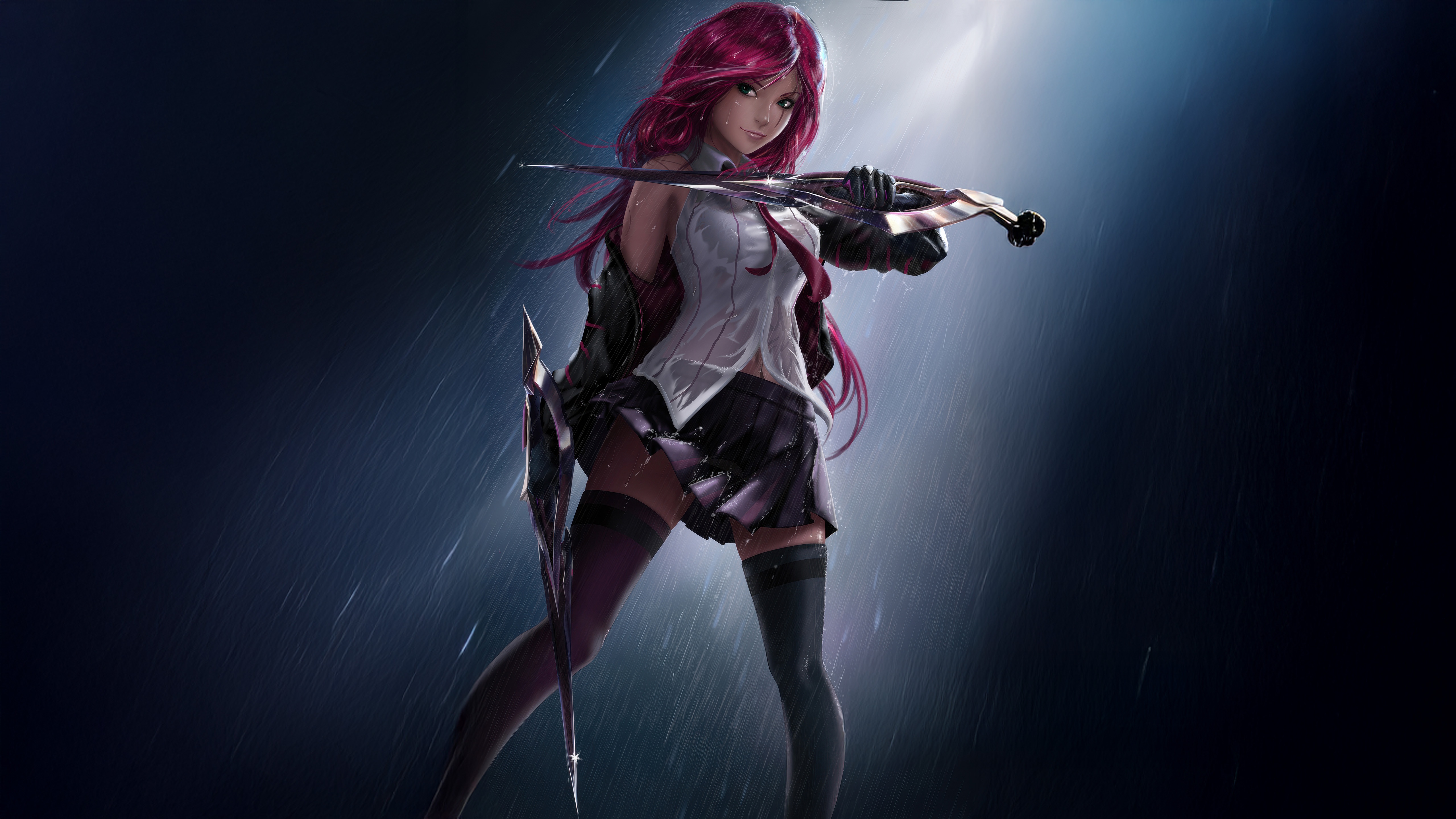 Battle Academy Katarina from League of Legends HD Wallpaper