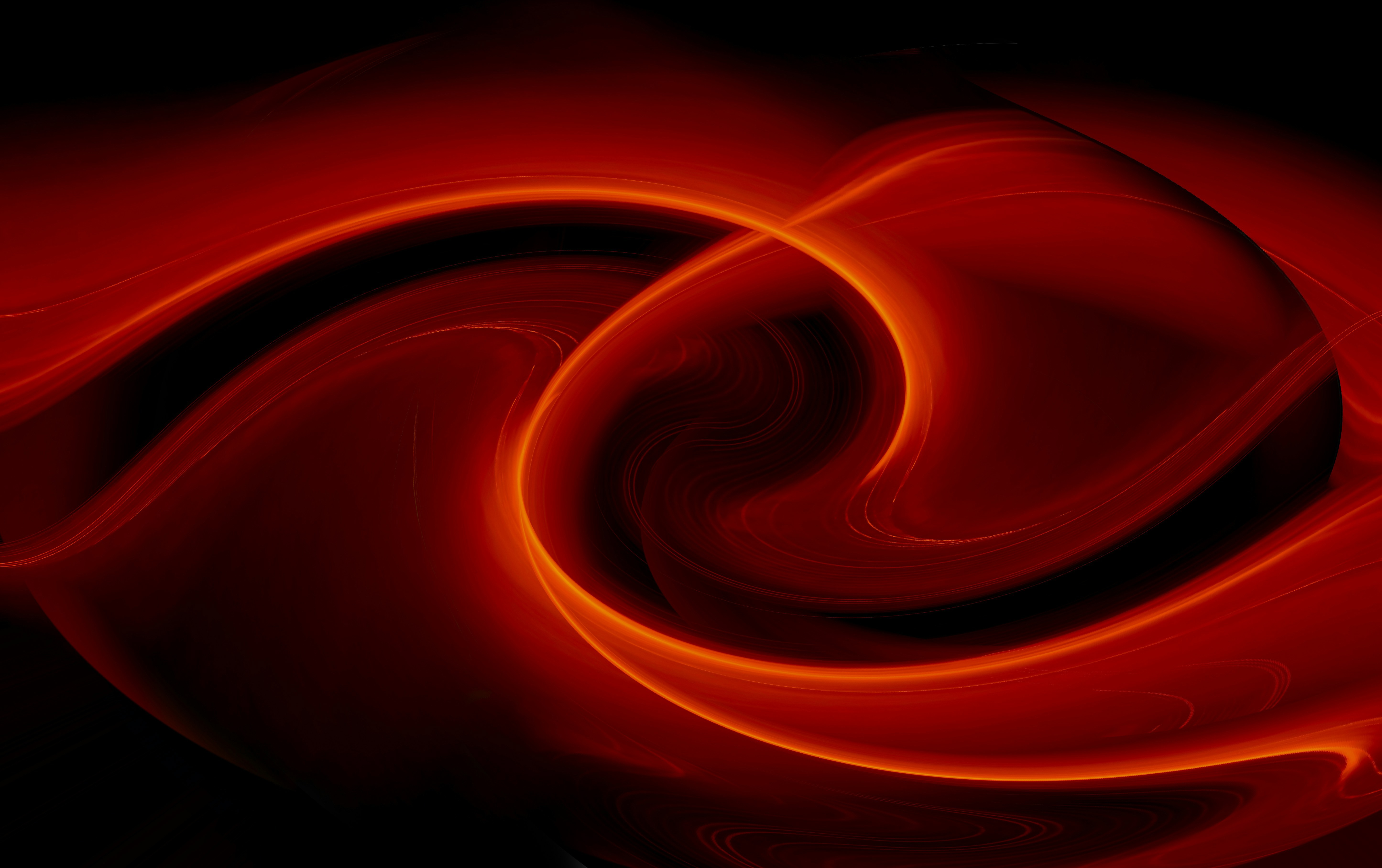 Abstract Neon Inferno Blaze HD Wallpaper