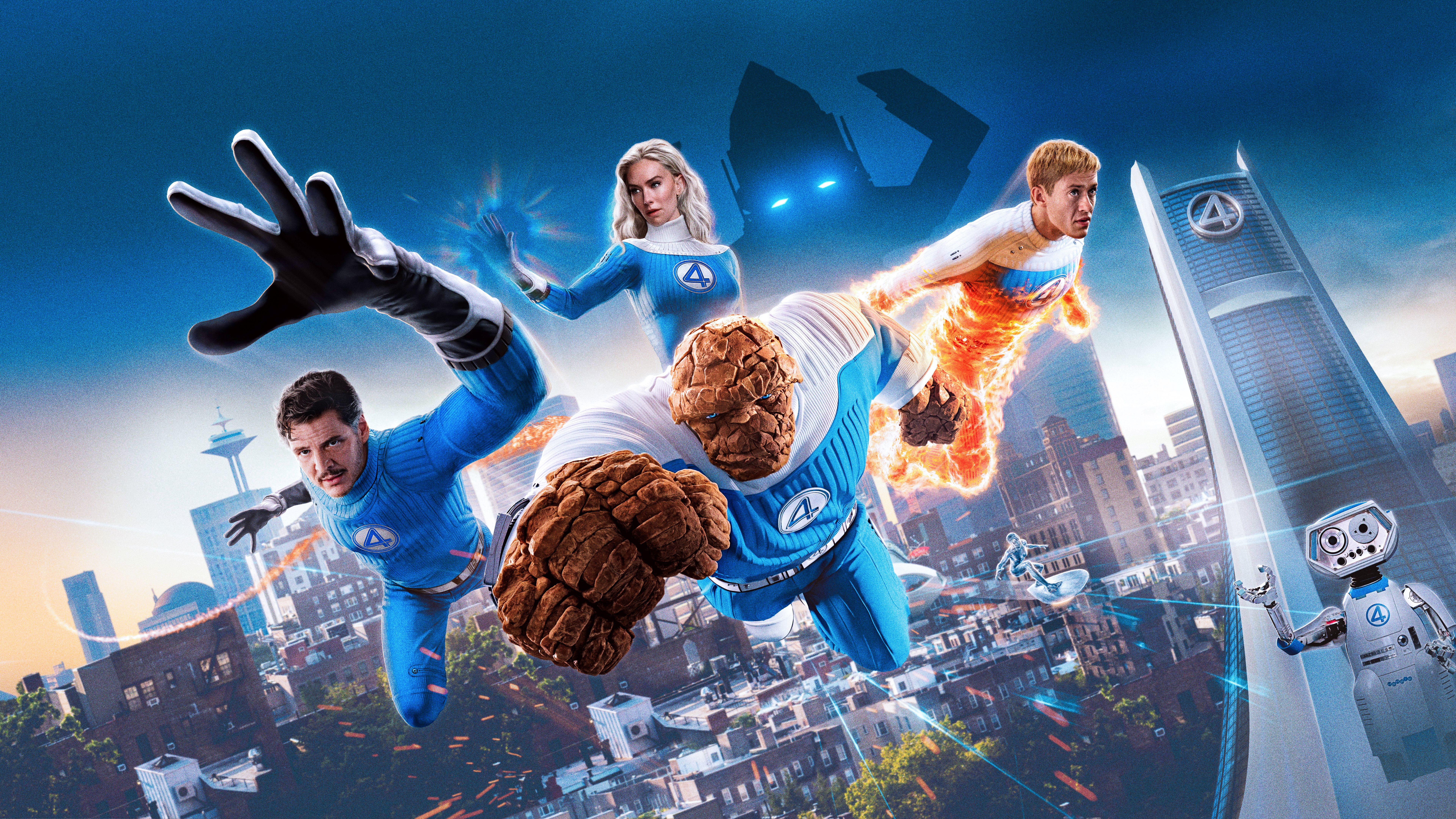 The Fantastic Four First Steps 2025 HD Wallpaper
