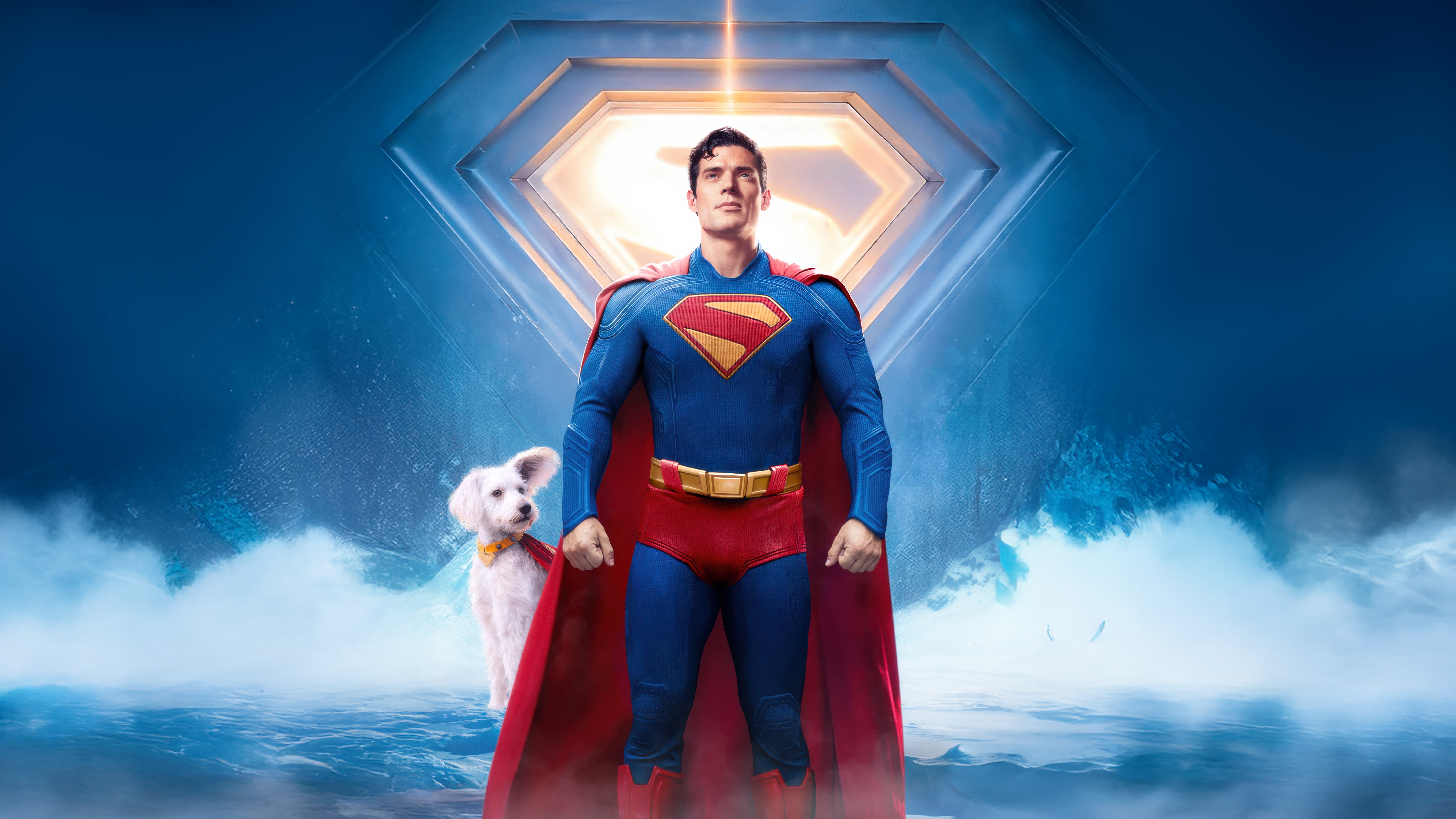 Superman and Krypto the Superdog HD Wallpaper
