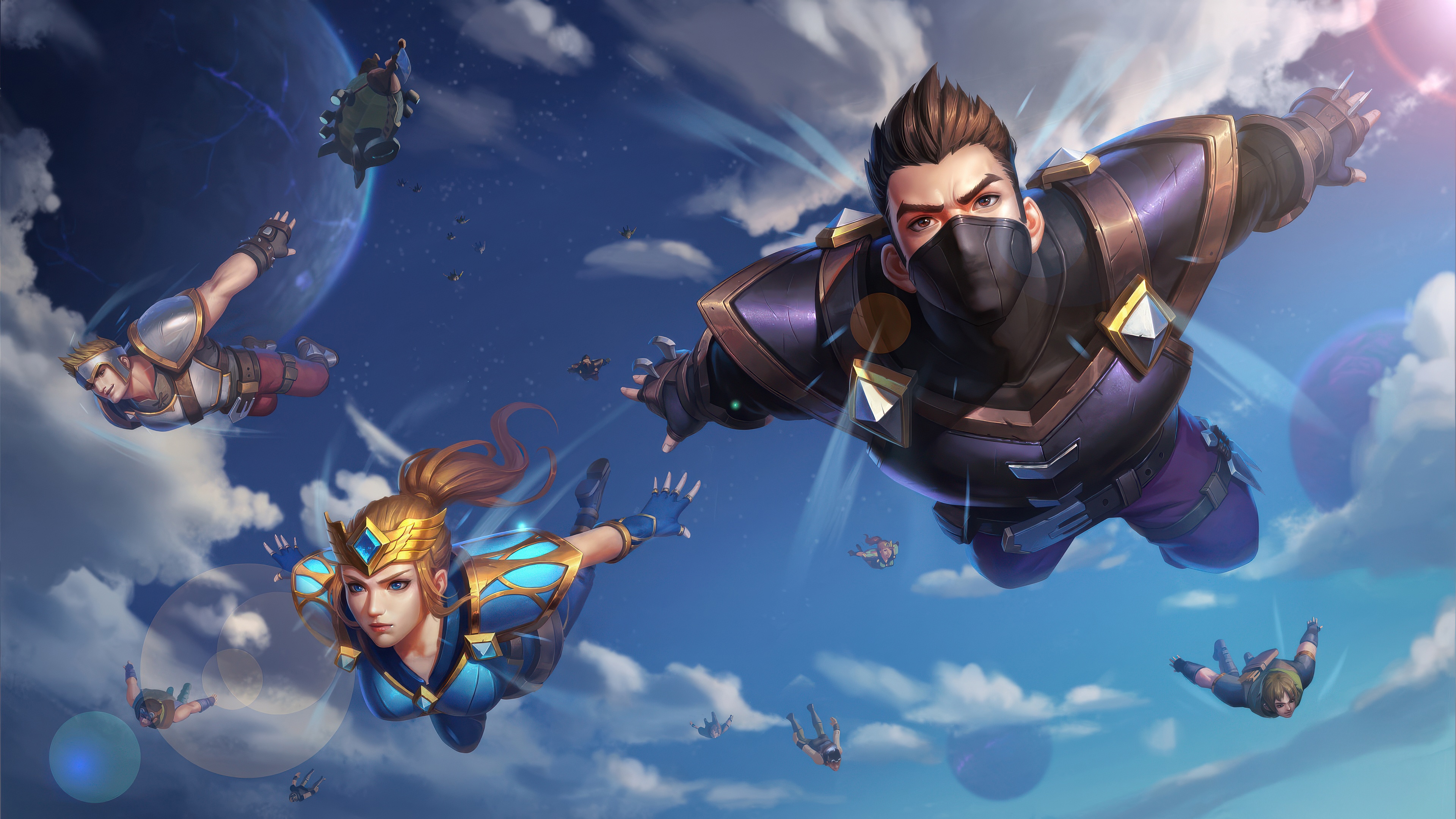 Paladins Airborne Heroes Skydiving HD Wallpaper