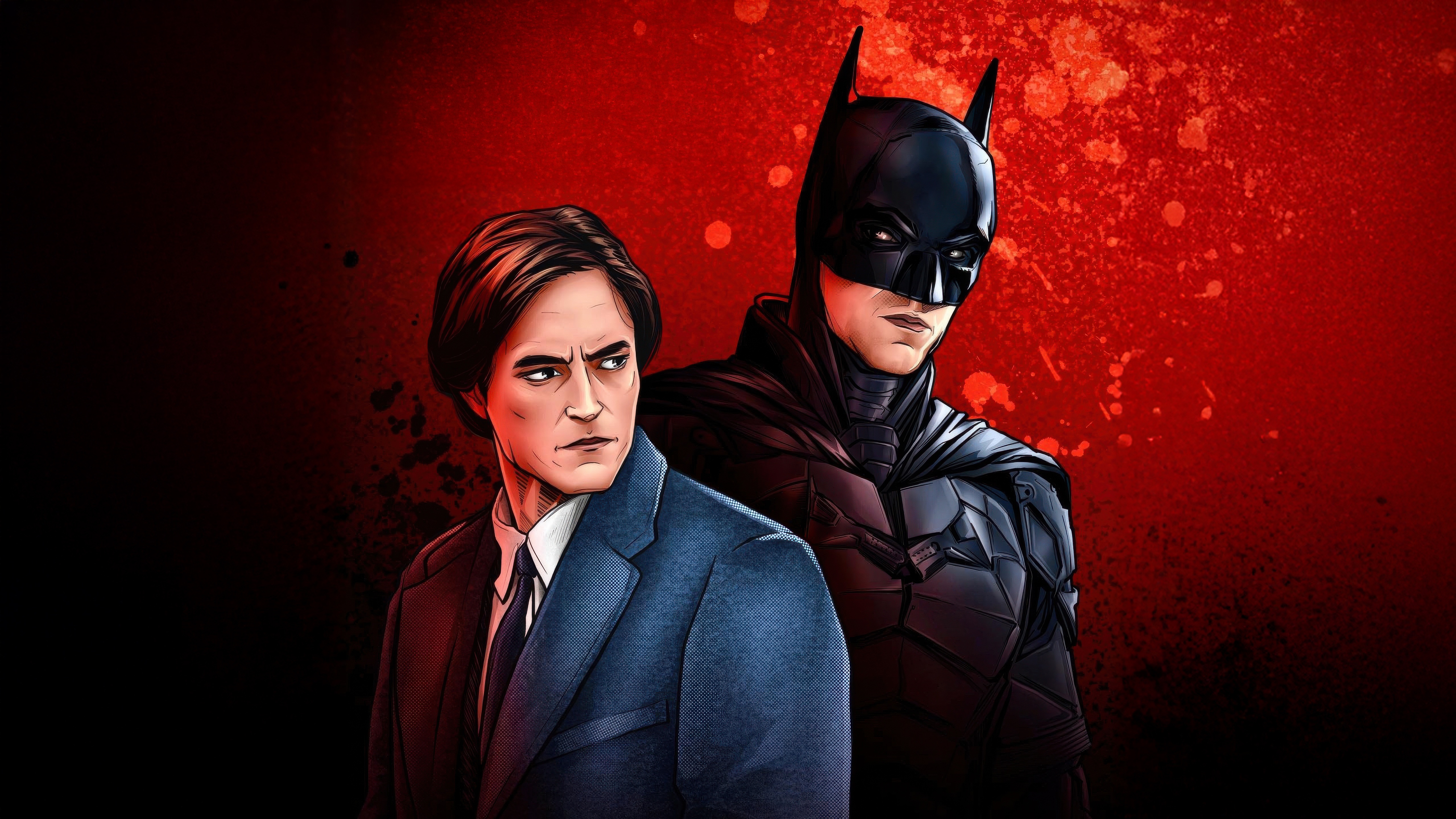 The Batman and Bruce Wayne HD Wallpaper
