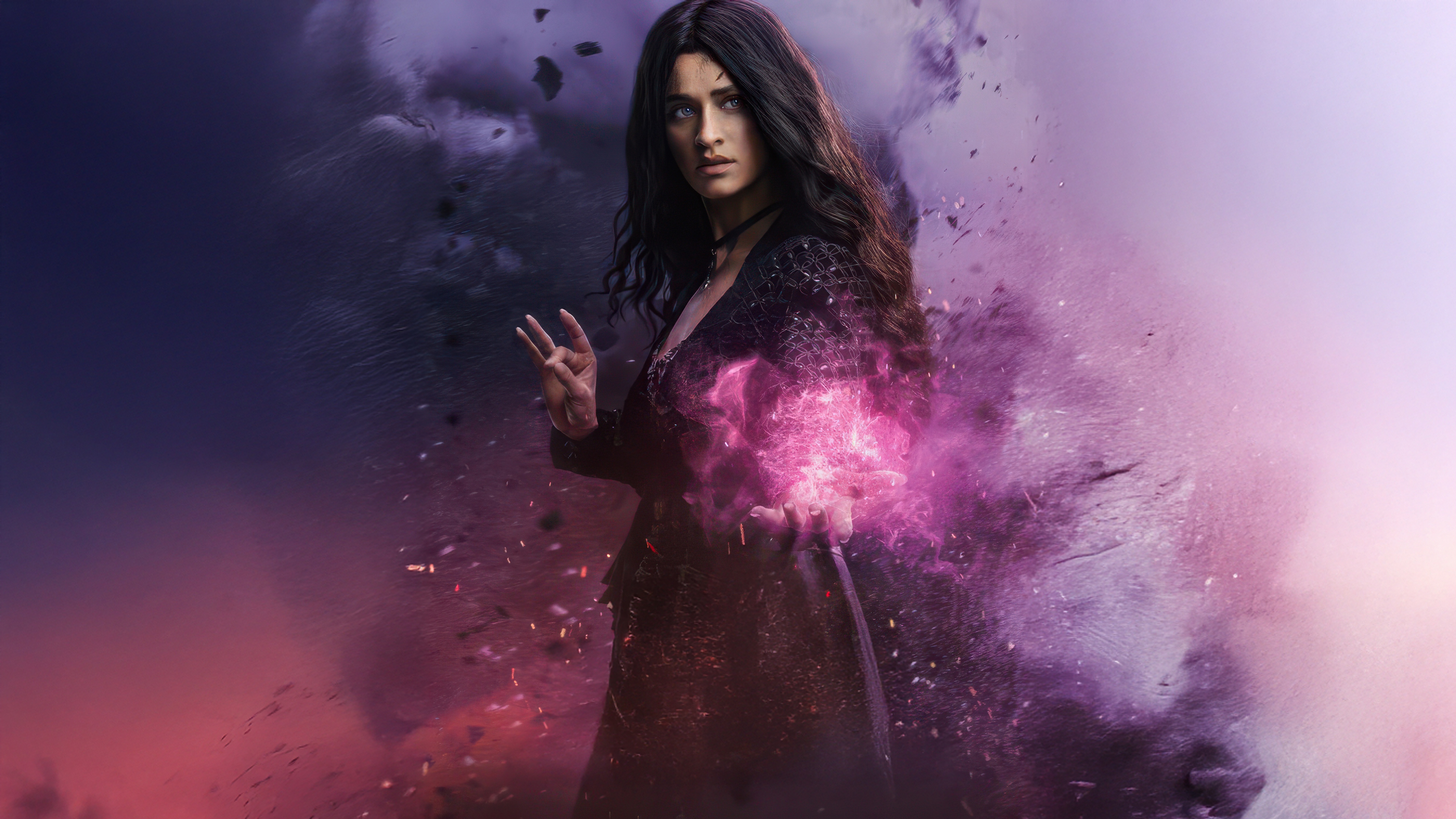 Anya Chalotra as Yennefer in The Witcher HD Wallpaper