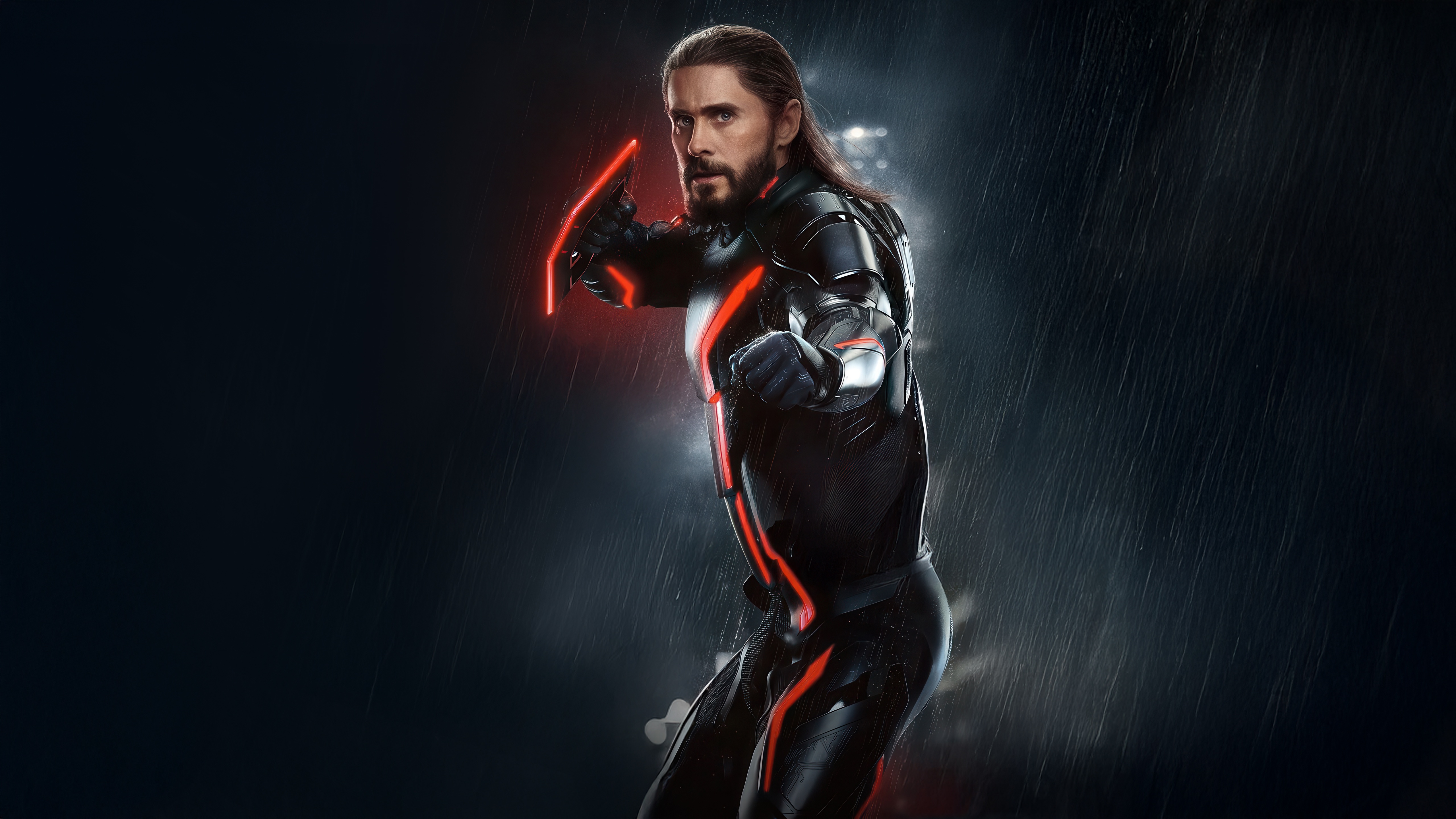 Jared Leto as Ares in Tron HD Wallpaper