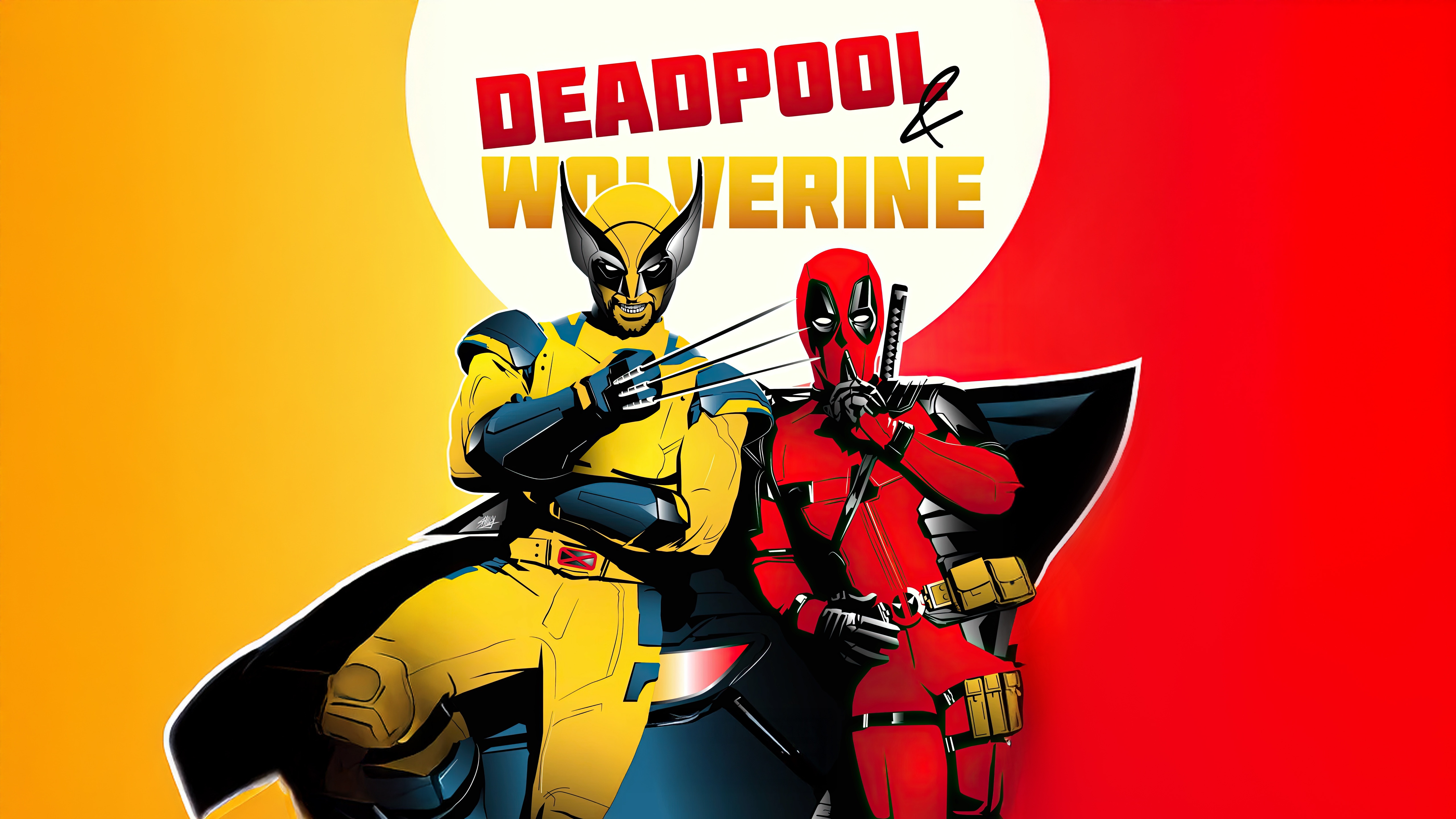 Deadpool & Wolverine HD Wallpaper