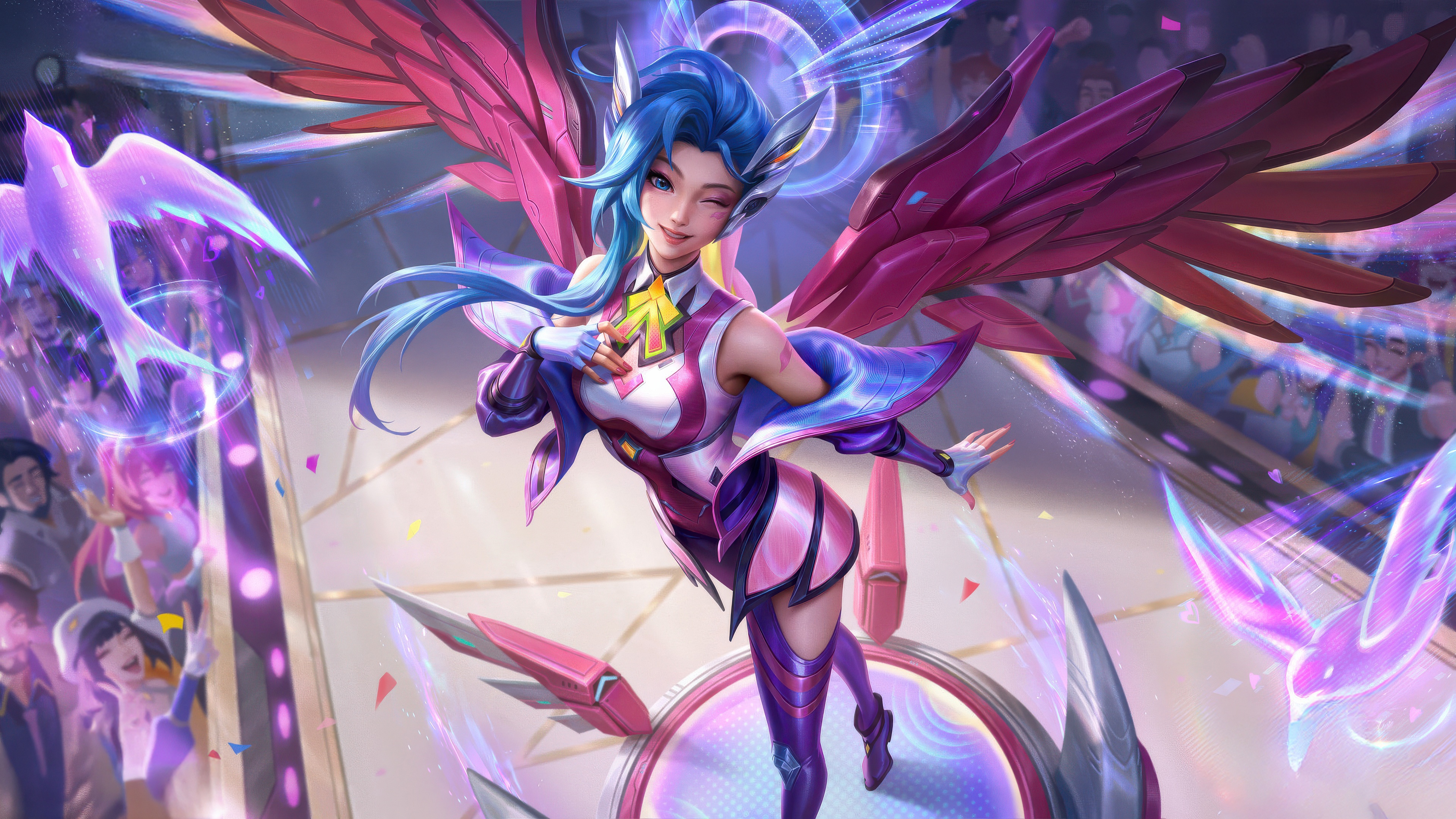 Seraphine League Of Legends Awakens HD Wallpaper