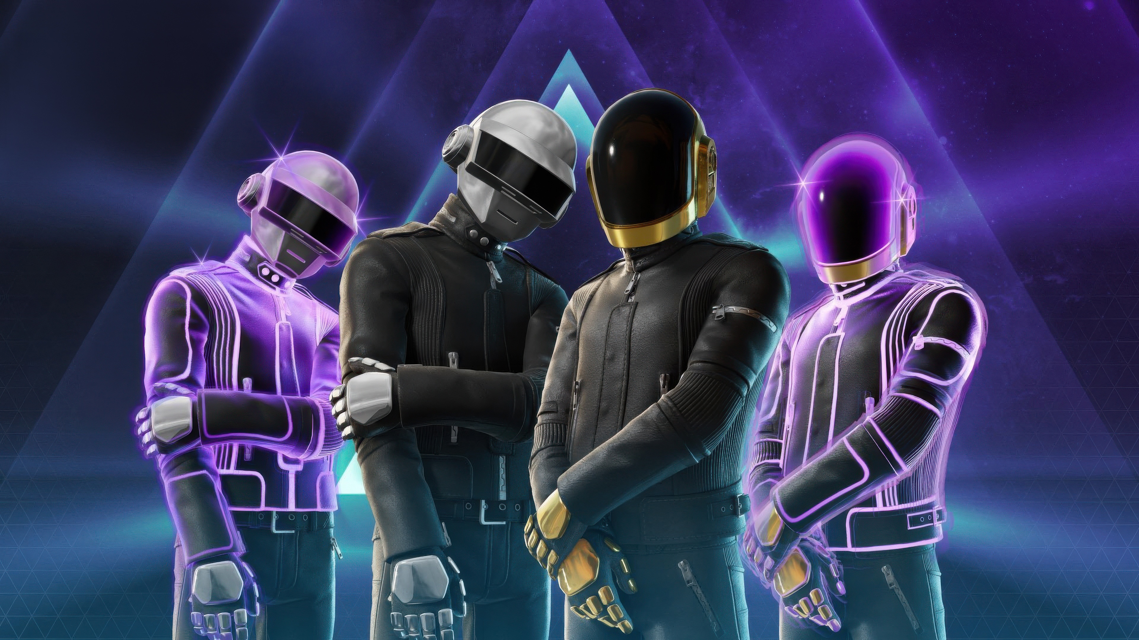 Fortnite X Daft Punk 2025 Game HD Wallpaper