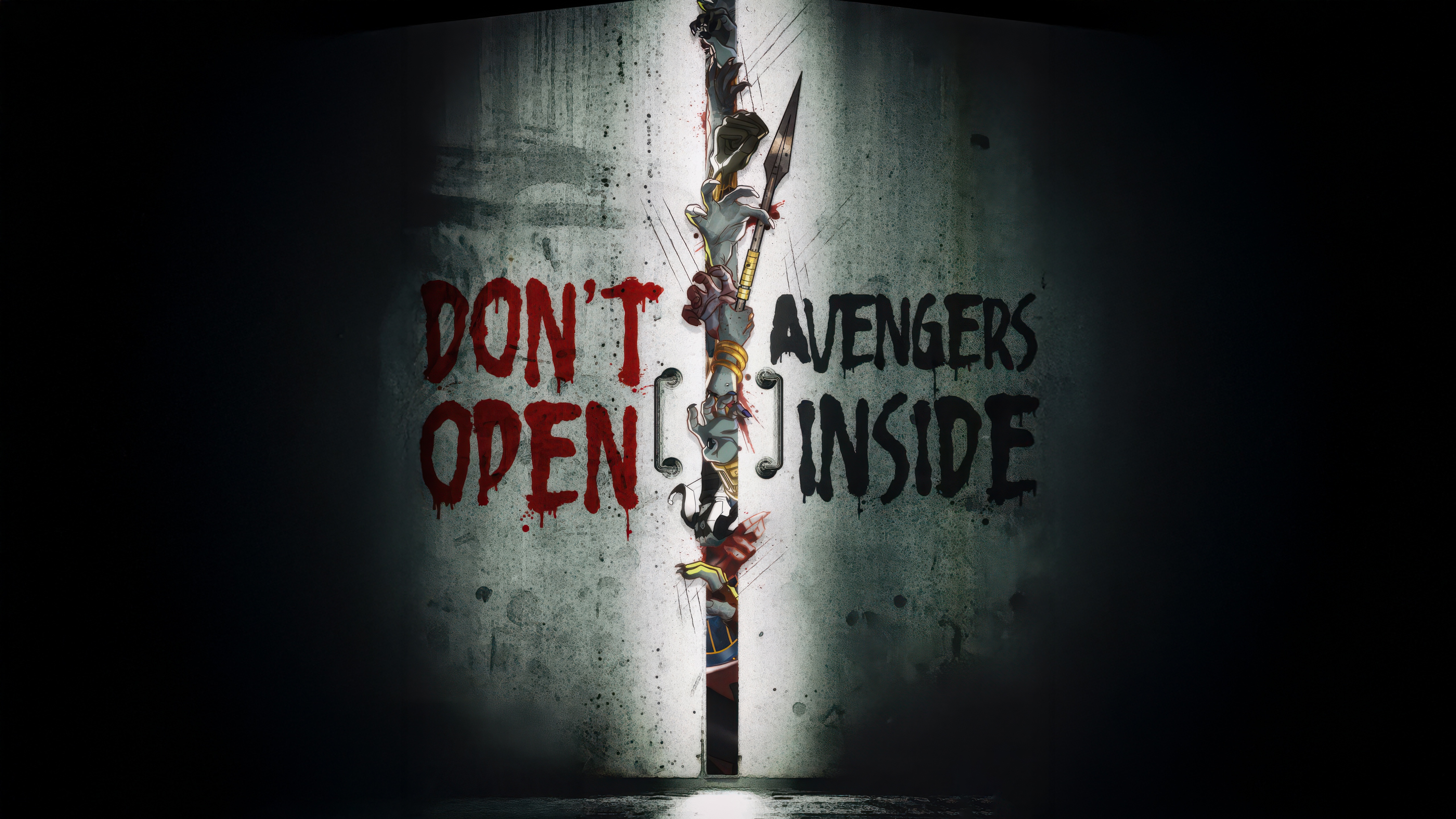 Marvel Zombies: Don't Open Avengers Inside HD Wallpaper