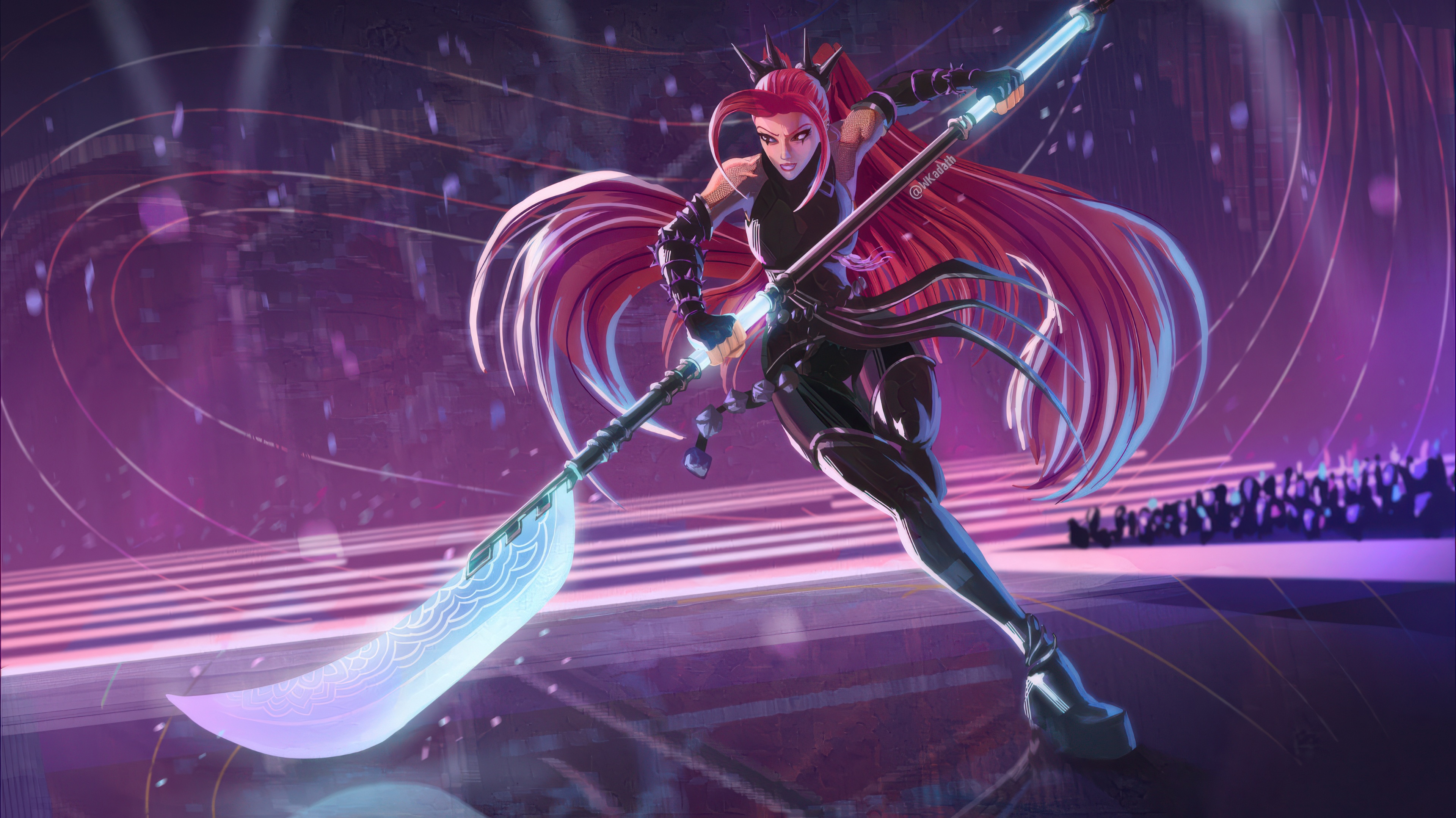 Huntrix Mira K Pop Demon Hunters HD Wallpaper