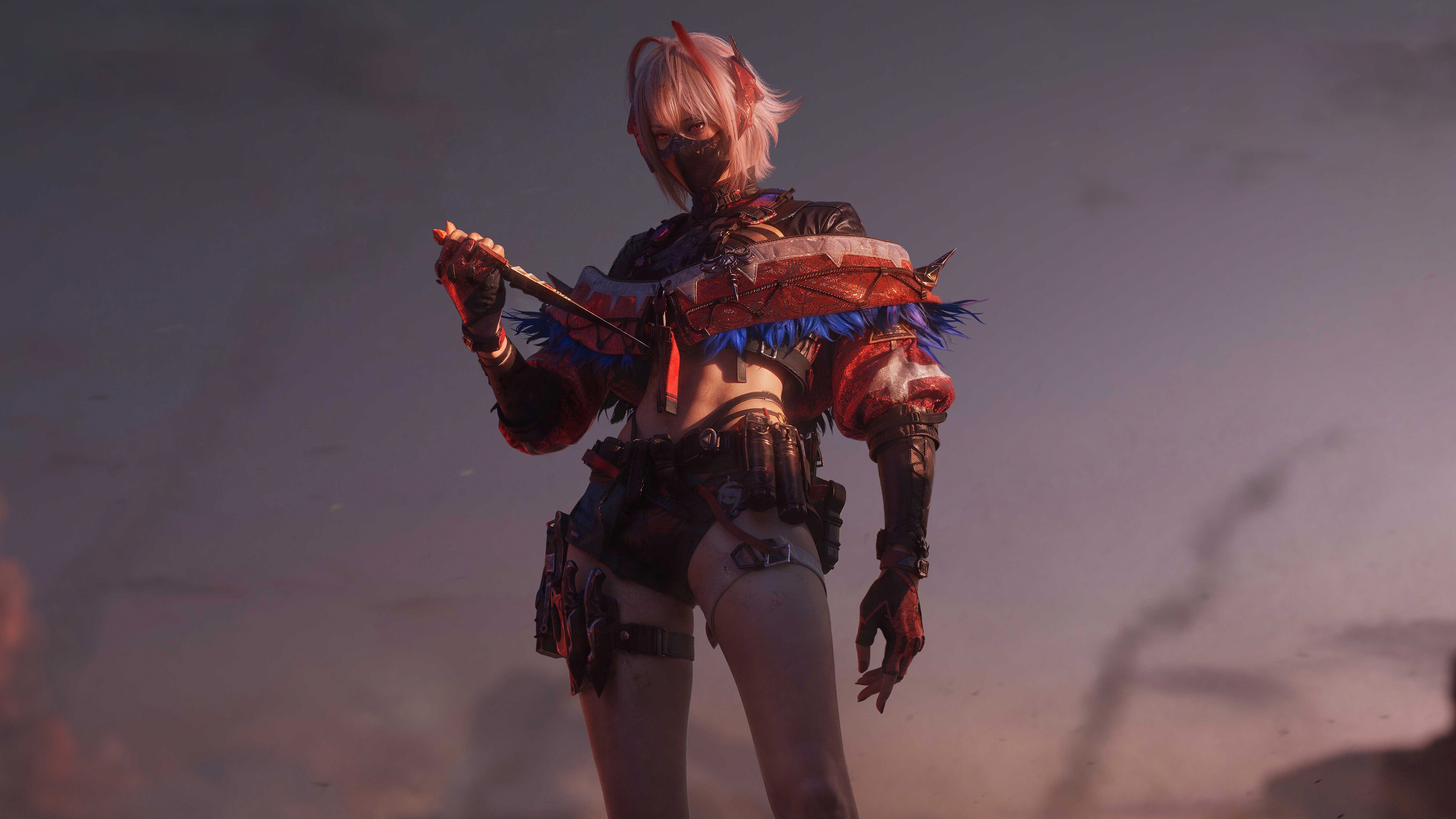Ark Knights Delta Force Game Character HD Wallpaper