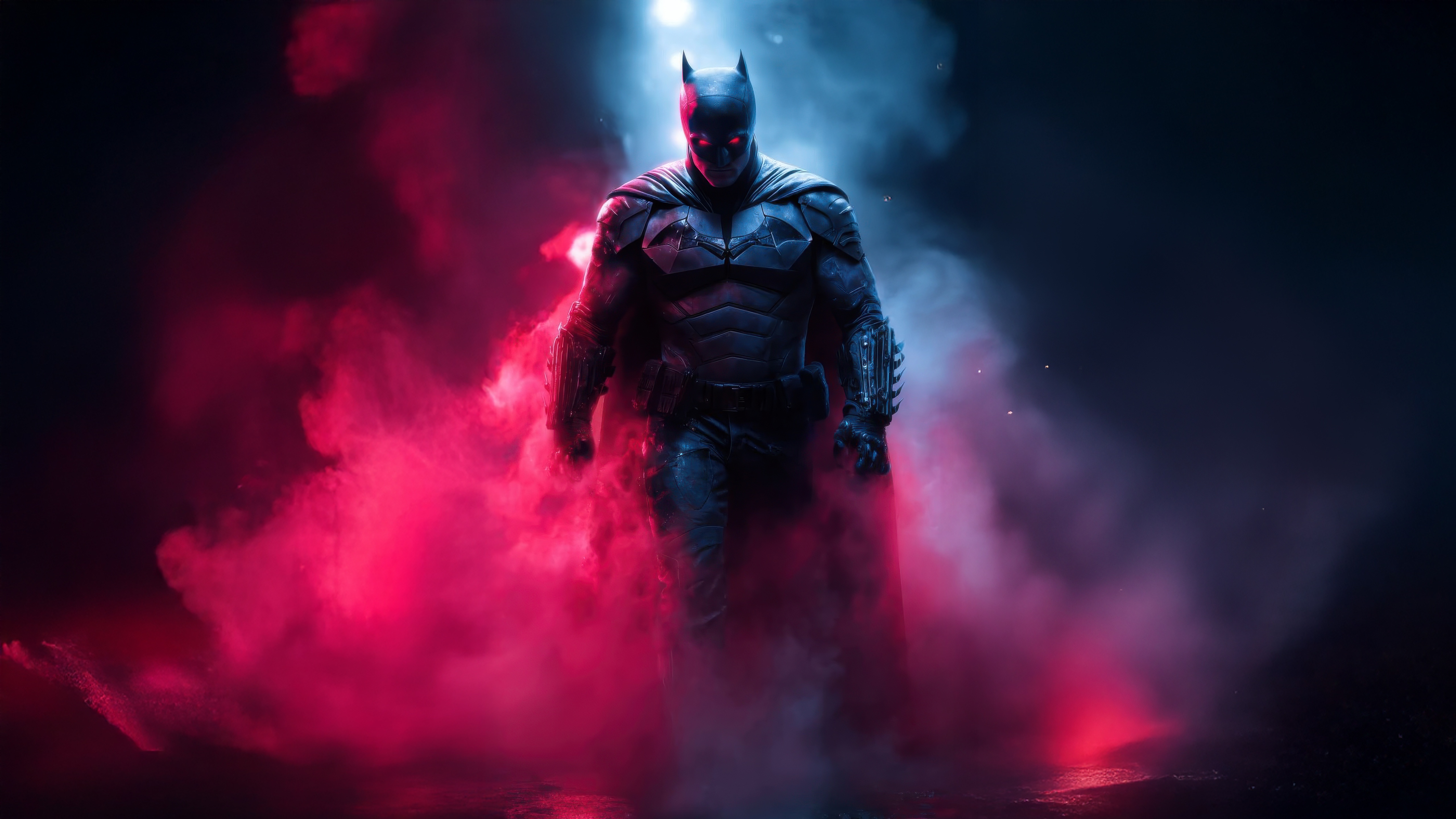 The Batman Noir Detective in Smoke HD Wallpaper