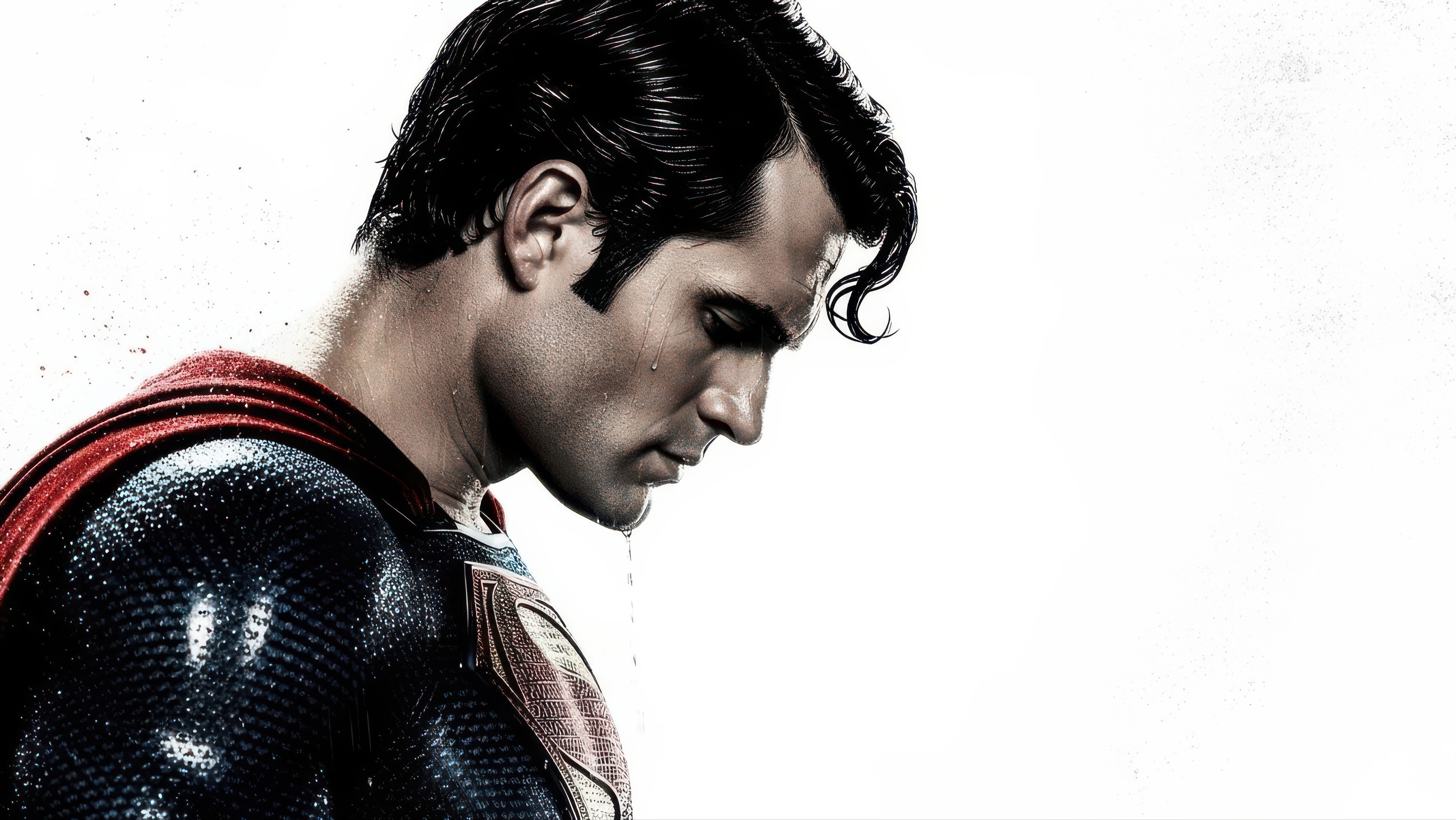 Superman with Red Cape HD Wallpaper
