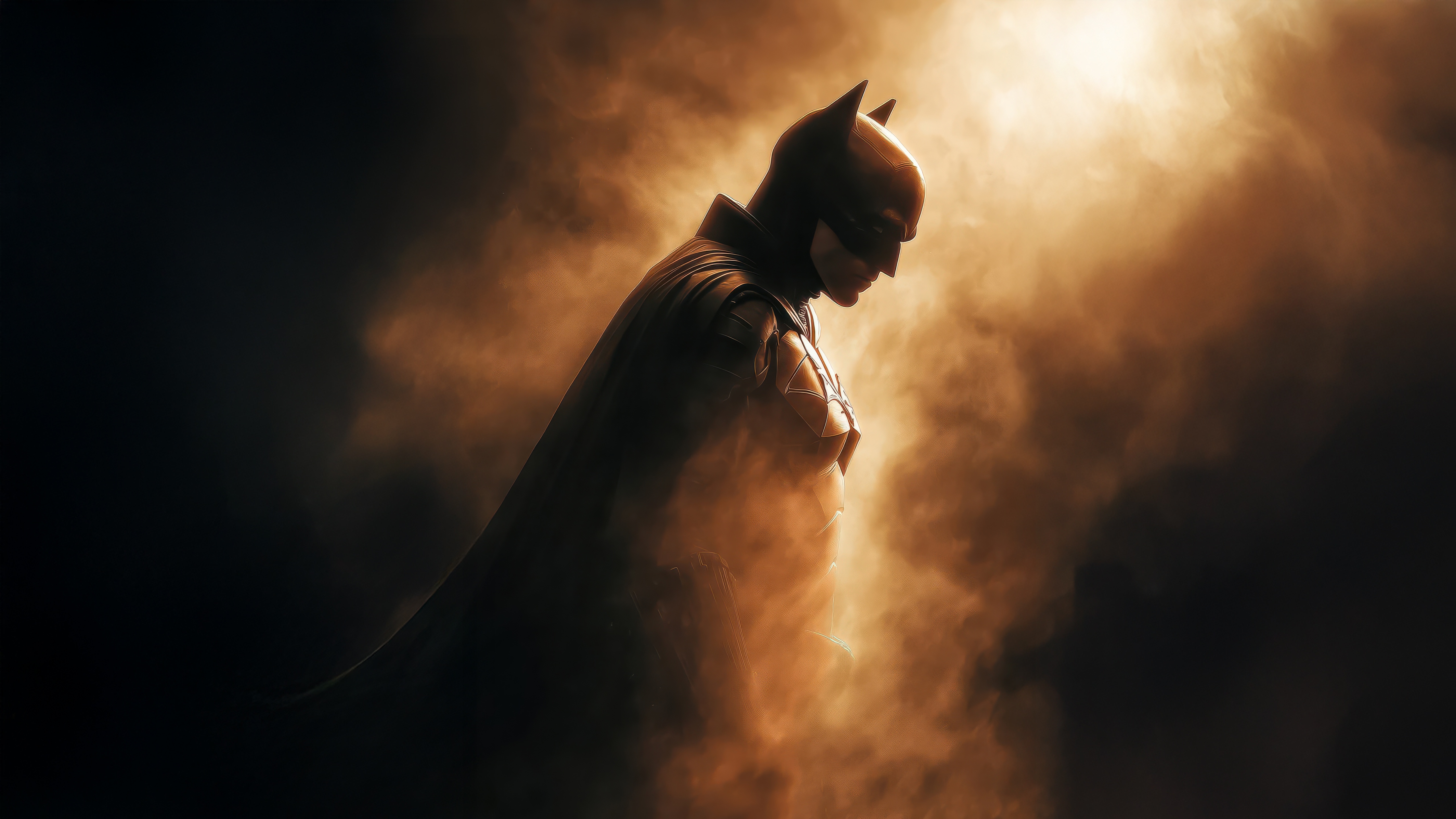 Batman in Smoke HD Wallpaper