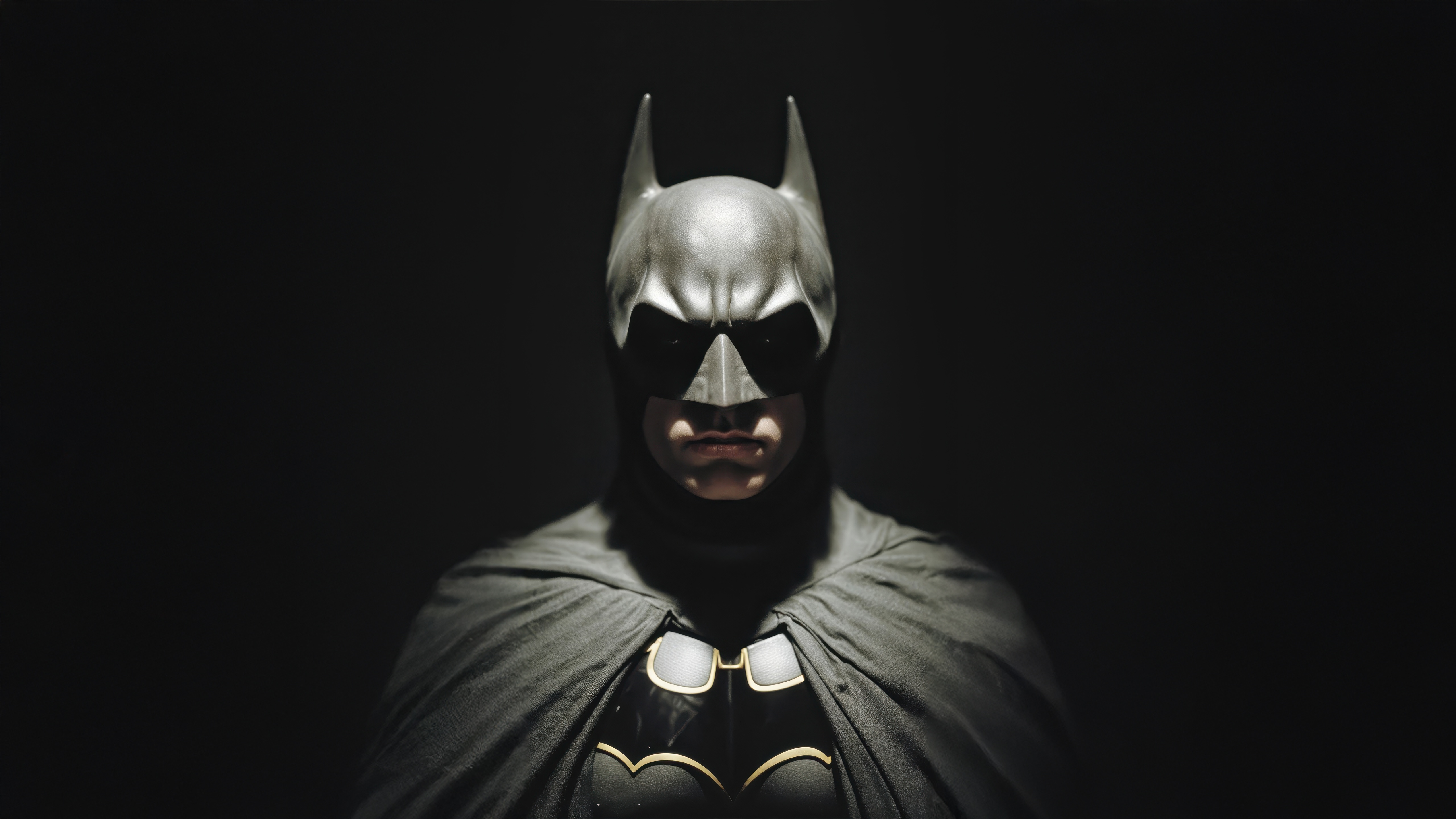 Batman in a dark setting HD Wallpaper