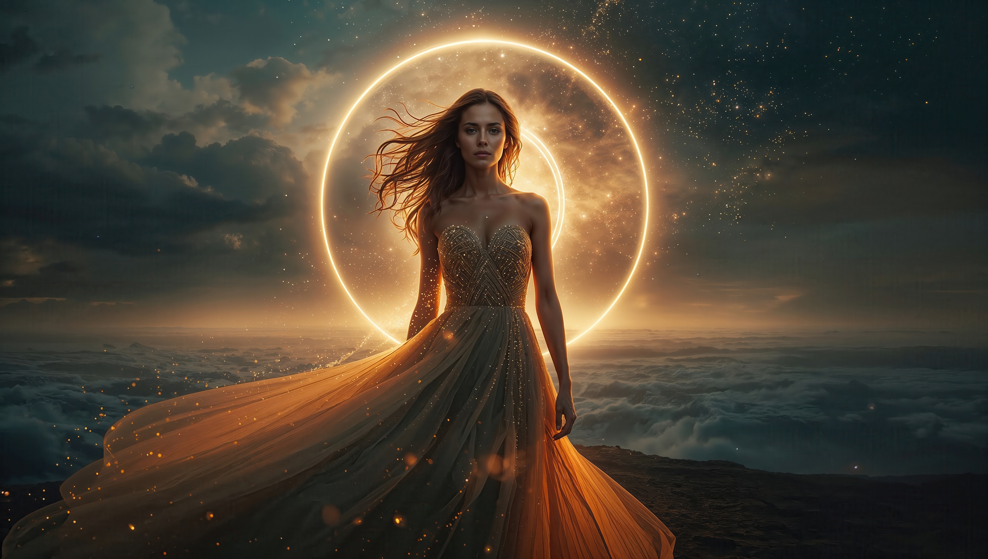 Goddess Of The Horizon HD Wallpaper