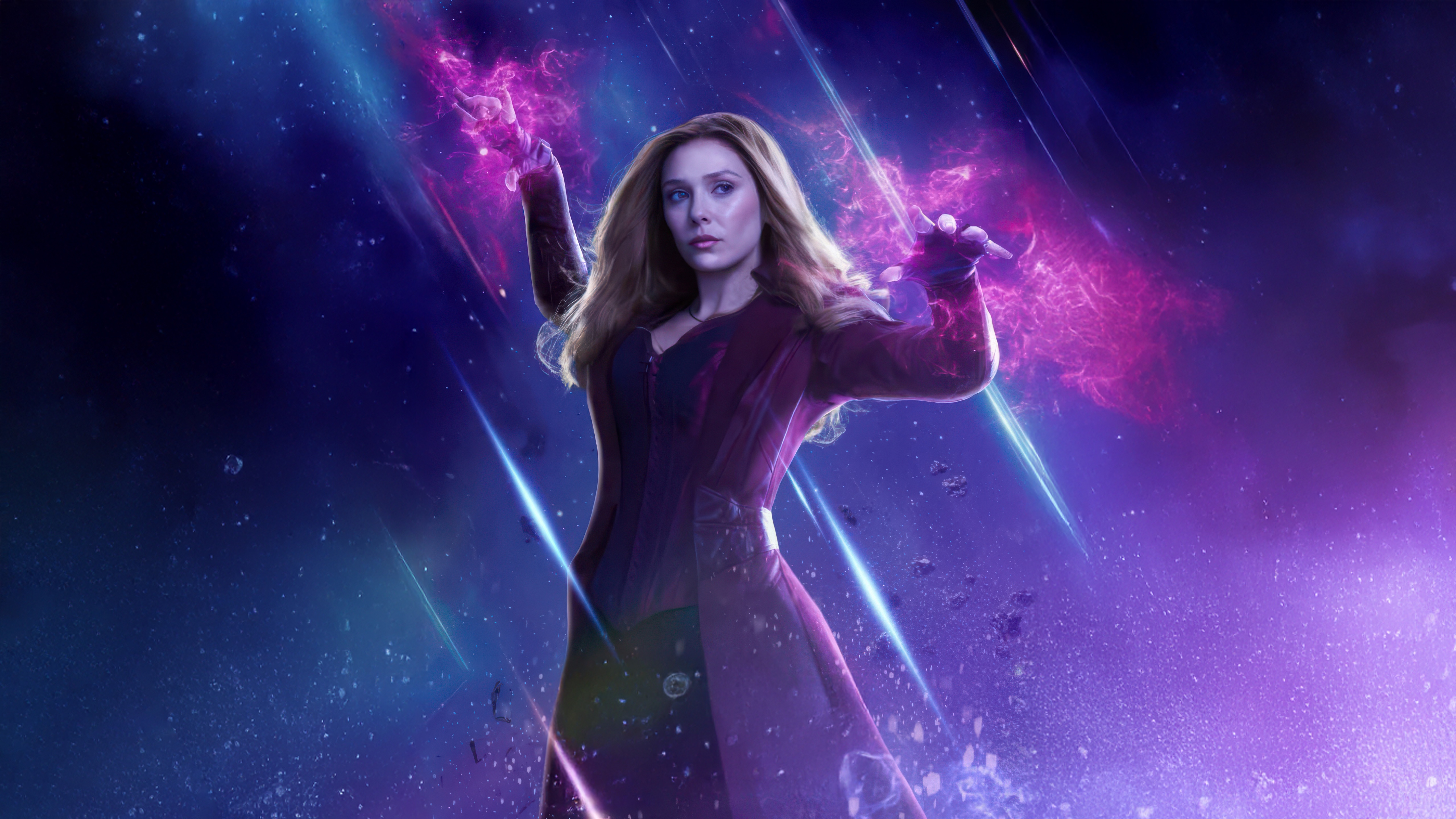 Wanda Maximoff Queen Of Hex Energy HD Wallpaper