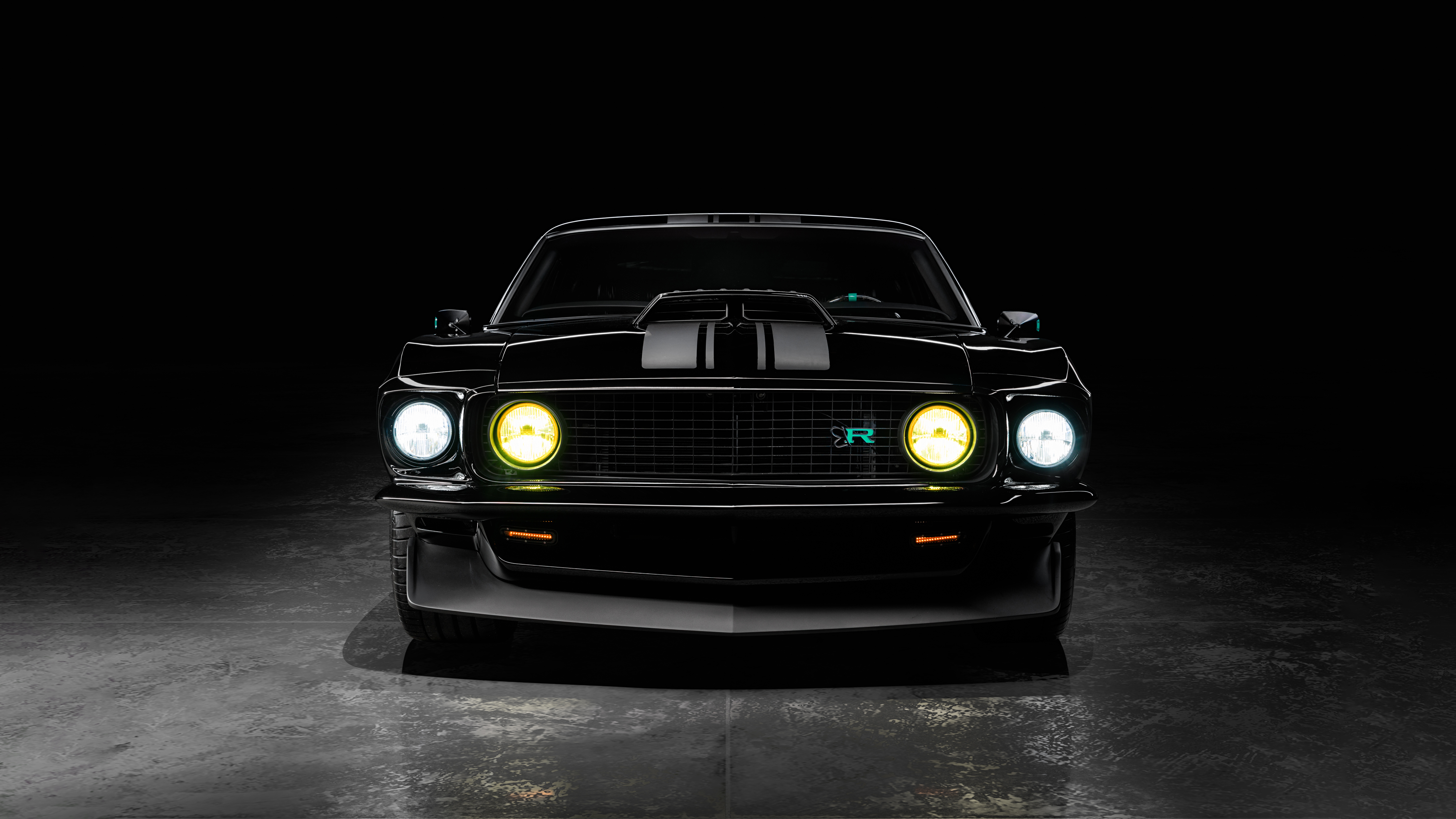 Ringbrothers Ford Mustang Mach 1 Kingpin Front View HD Wallpaper