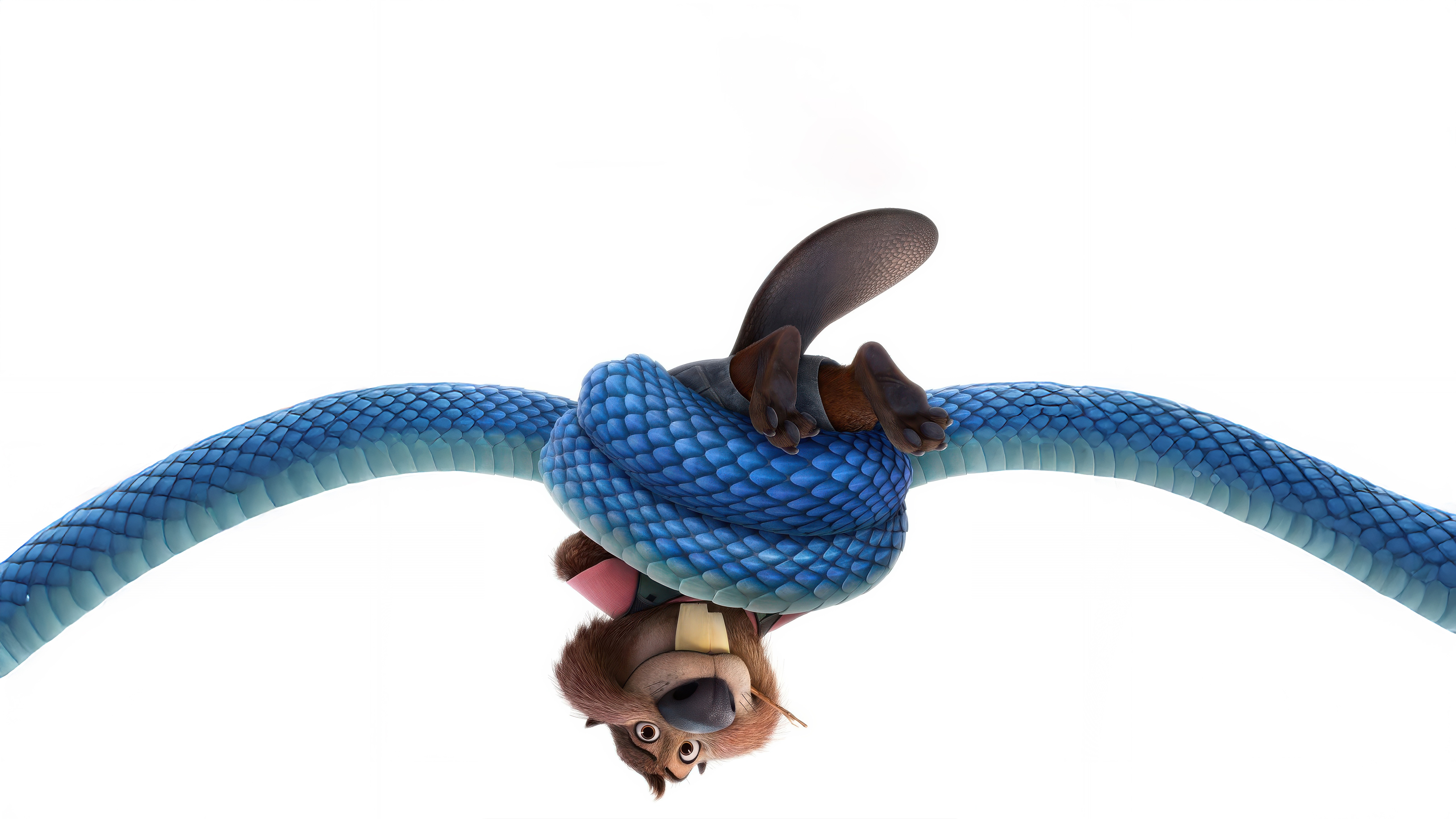 Zootopia 2: Beaver and Snake HD Wallpaper